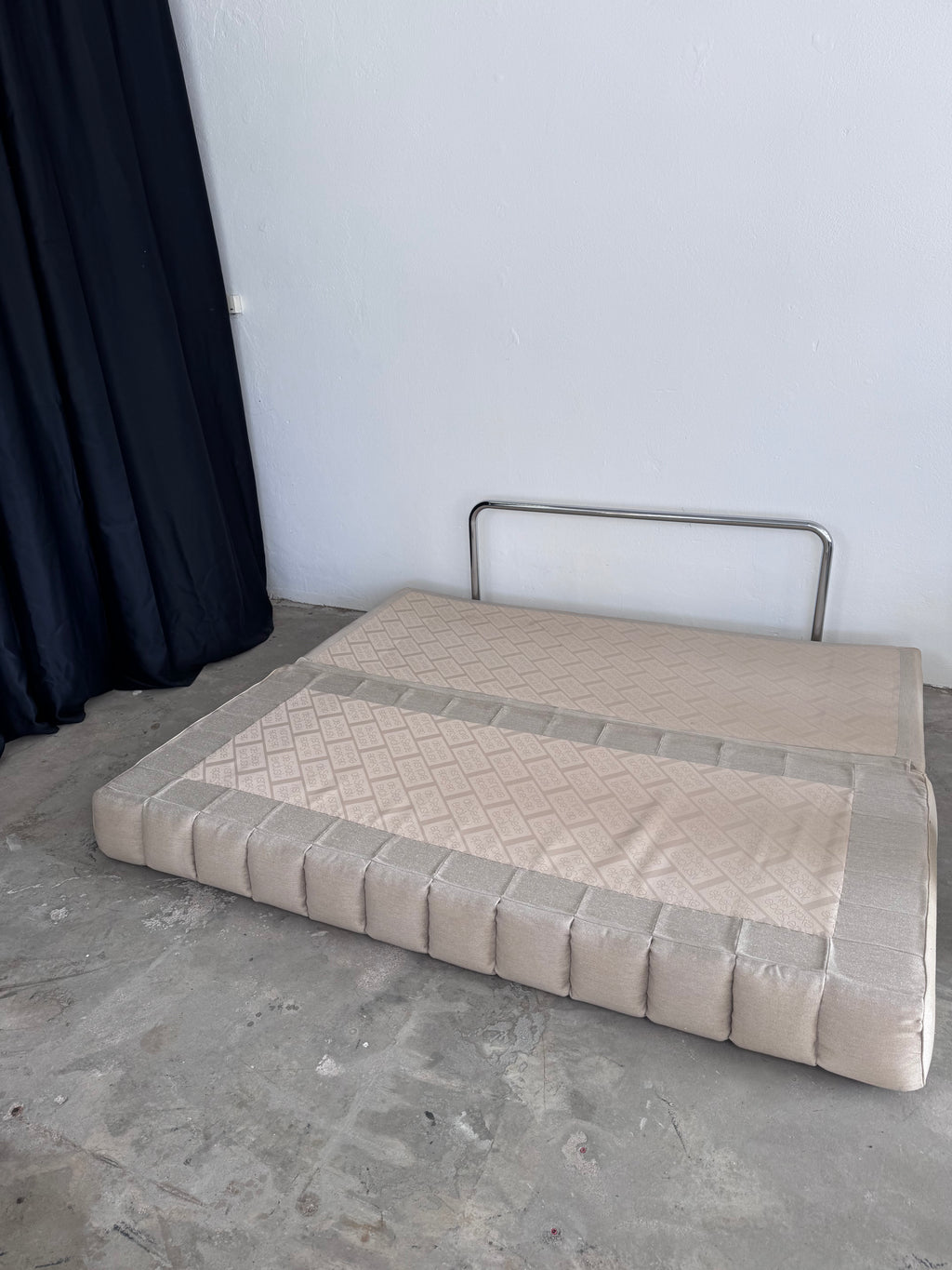 De Sede DS-85 Sofa / Daybed – seltene Baumwolle-Leinen-Version – 1970er