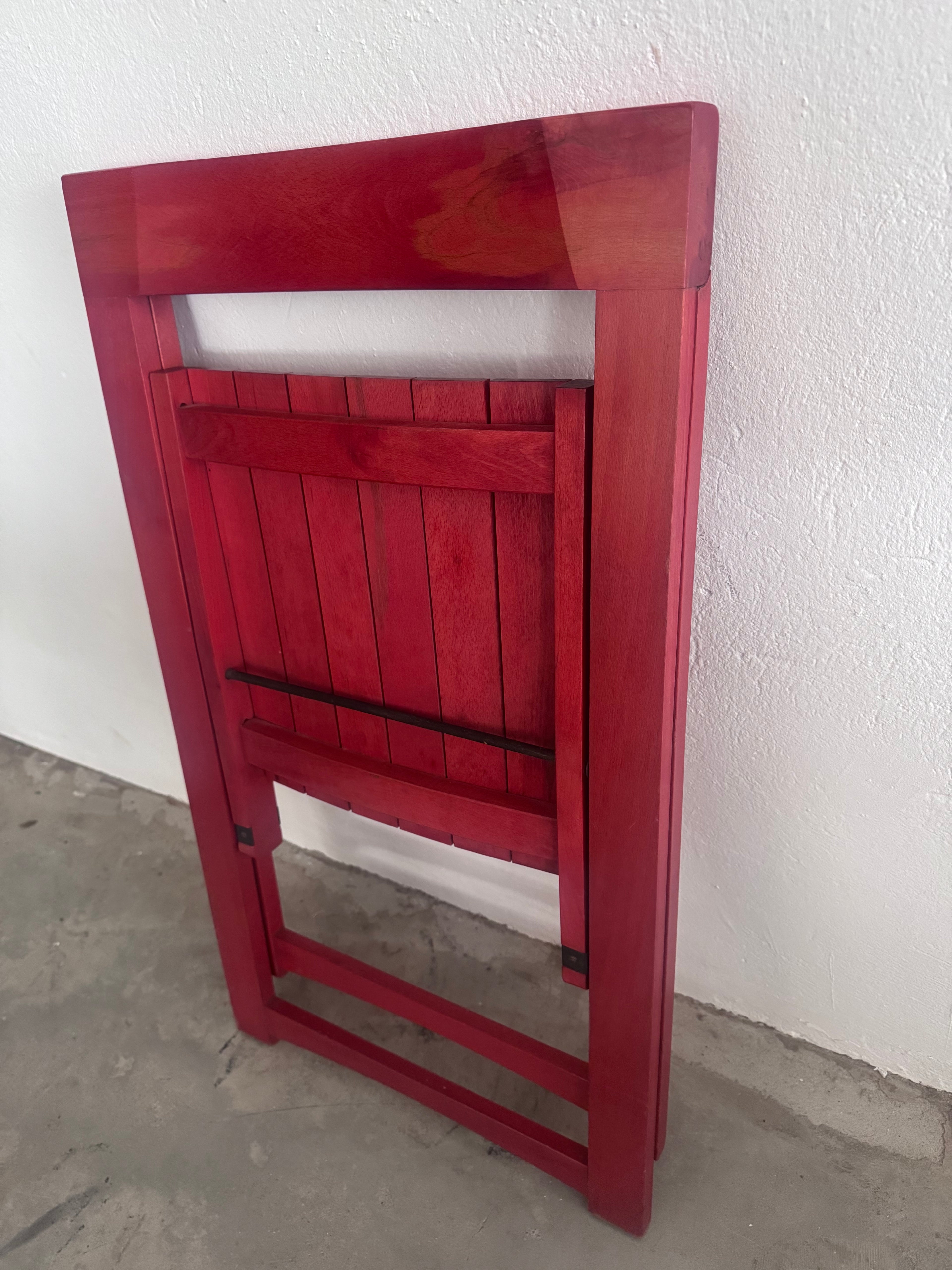 Aldo Jacober „Trieste“ Klappstuhl für Alberto Bazzani – Italienisches Design, 1960er/70er