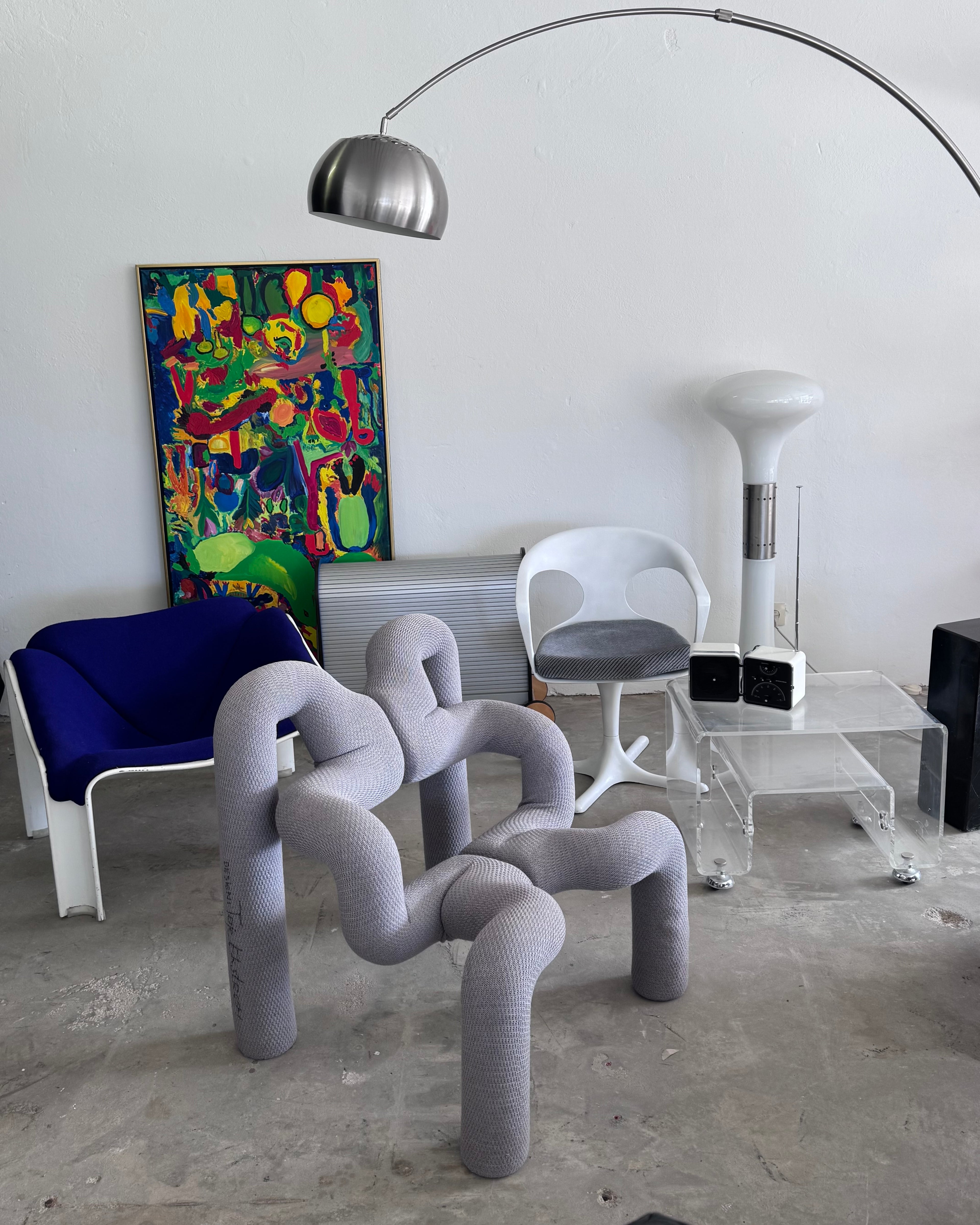 Terje Ekstrøm „Ekstrem“ Sessel - signiertes Original aus den 1980ern - Norwegisches Postmodern Design