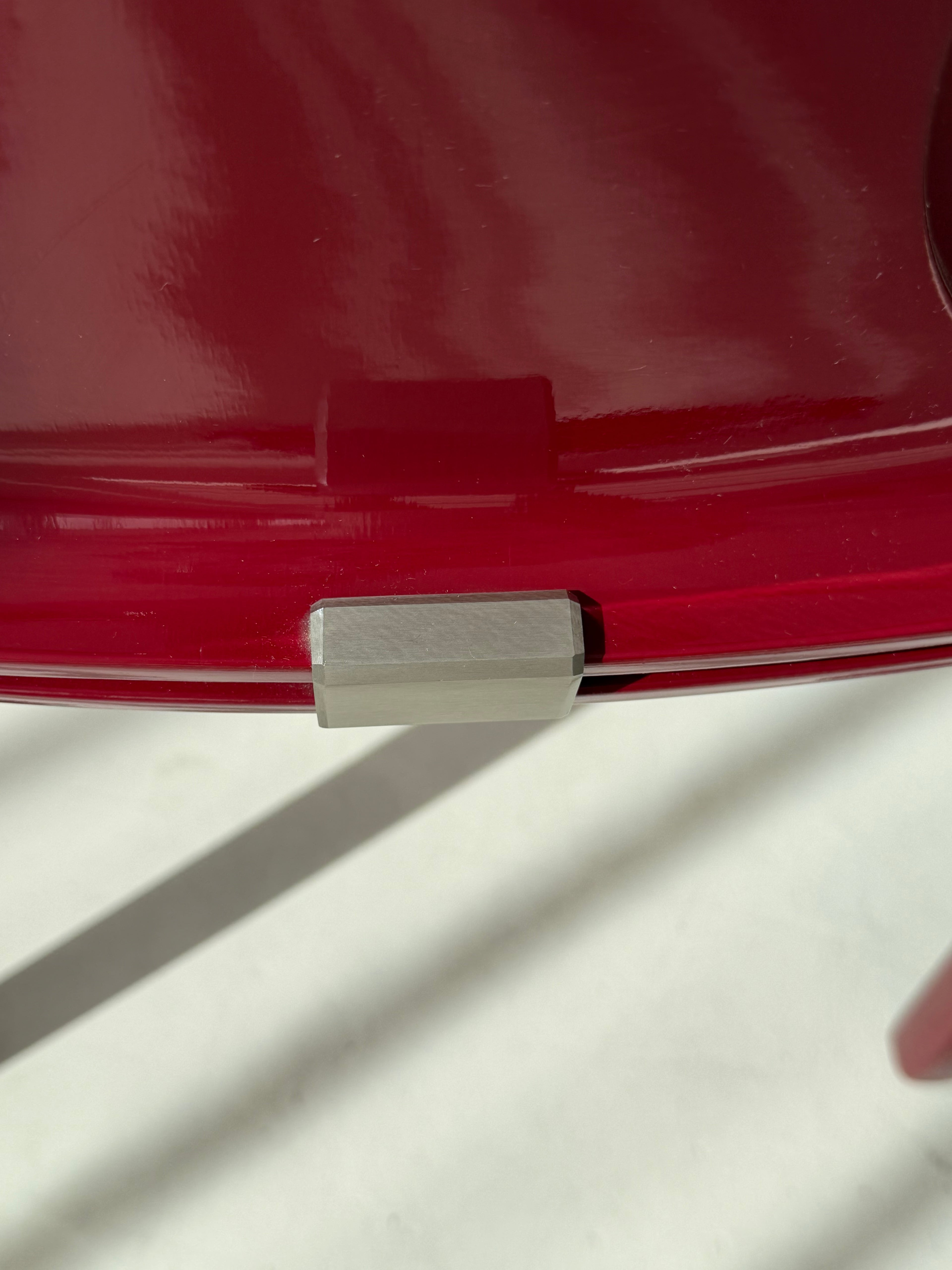 1 of 6 Augusto Savini for Pozzi “Pamplona” Dining Chairs, Rare Burgundy Red, Italian Mid-Century Modern, 1960s