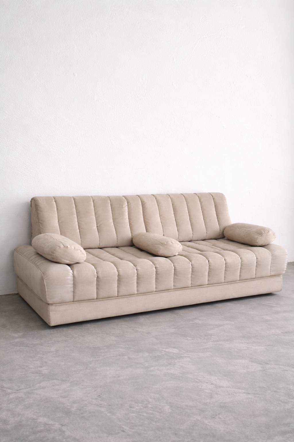De Sede DS-85 Sofa / Daybed – seltene Baumwolle-Leinen-Version – 1970er