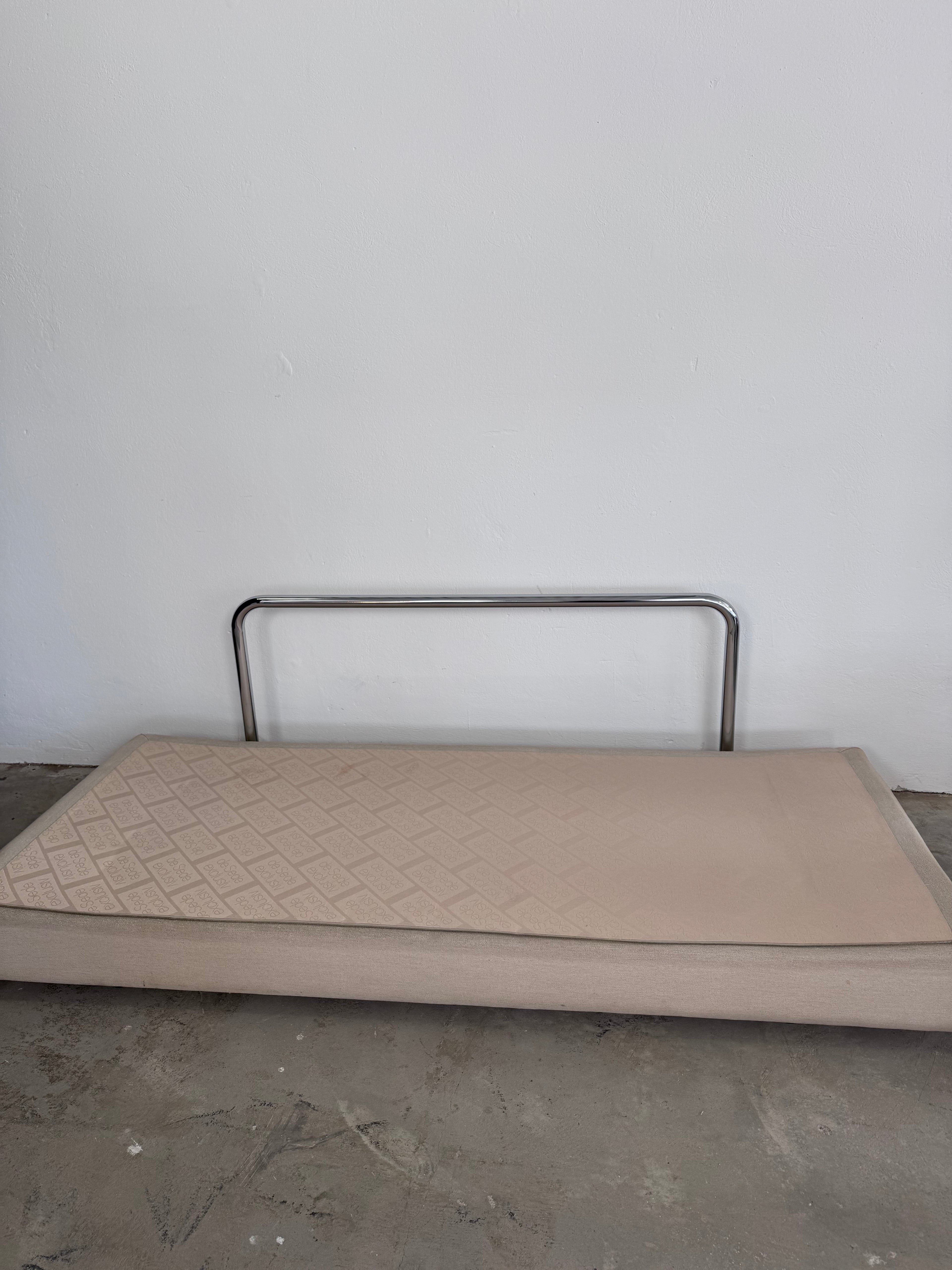 De Sede DS-85 Sofa / Daybed – seltene Baumwolle-Leinen-Version – 1970er