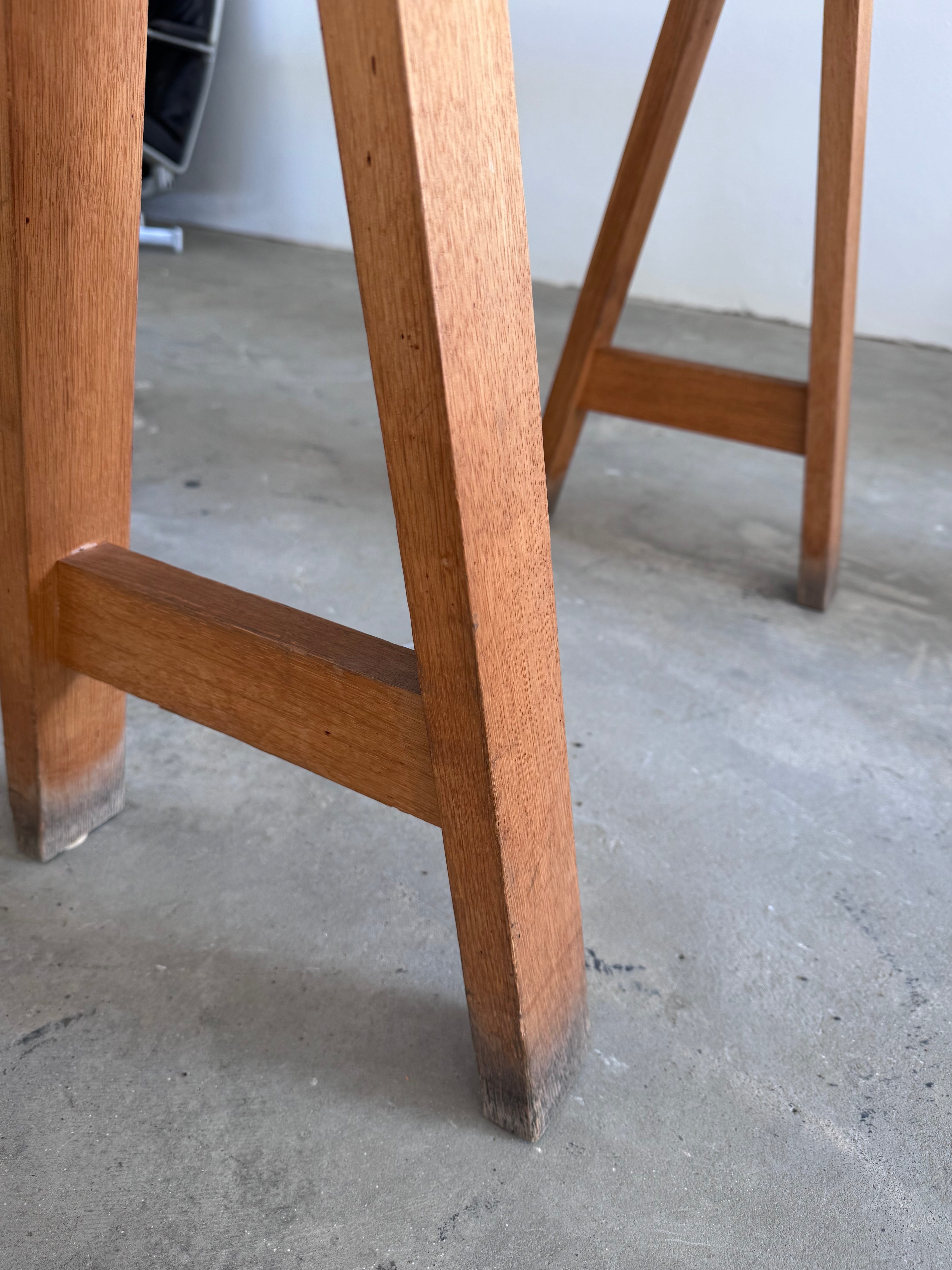 Esstisch zugeschrieben an Karl-Johan Hjerling – skandinavischer Bocktisch – 150 x 80 x 73 cm – Mid Century