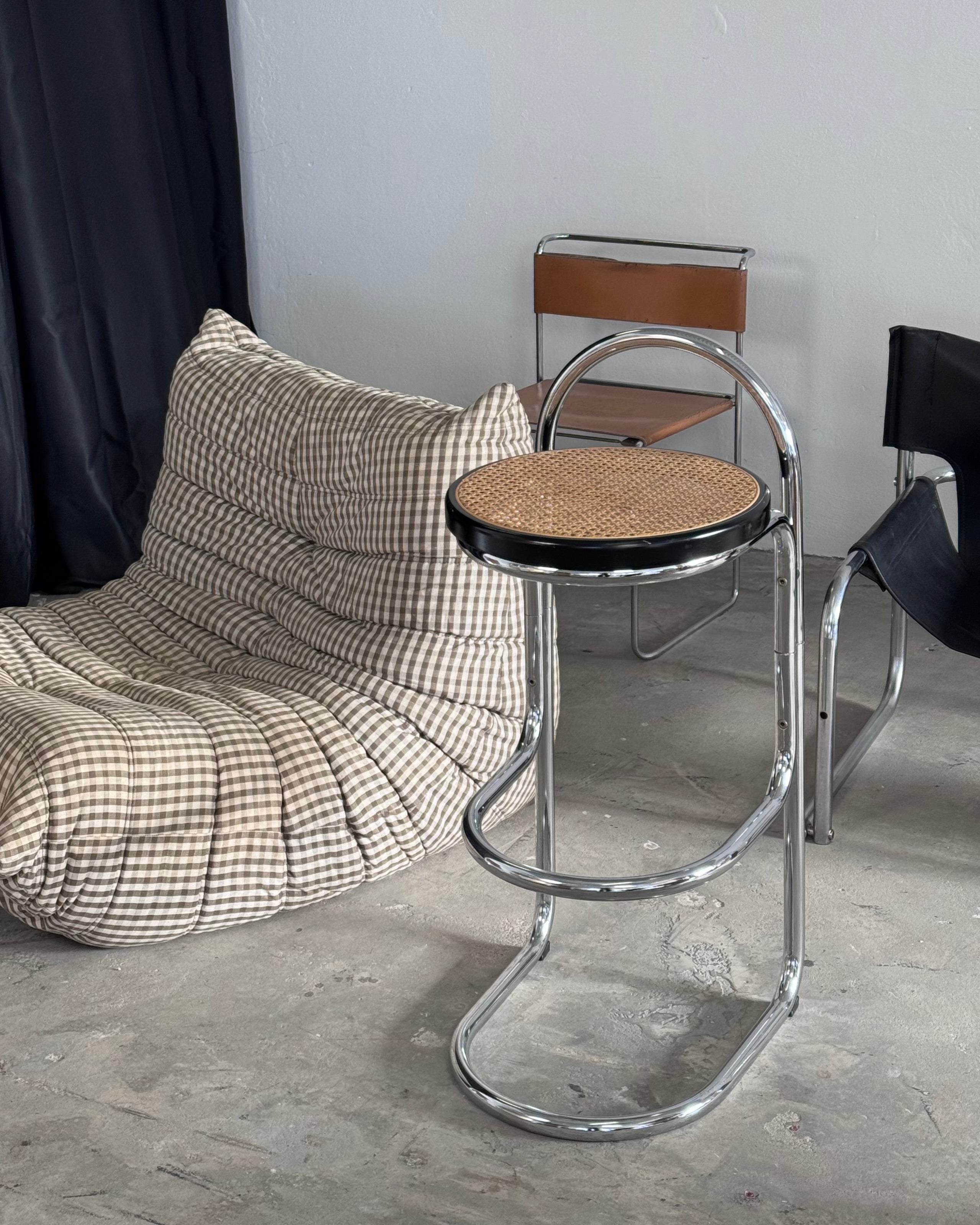 Vintage Ligne Roset Togo Eckelement + Sessel – Originalbezug, Michel Ducaroy Design, 70er/80er Jahre