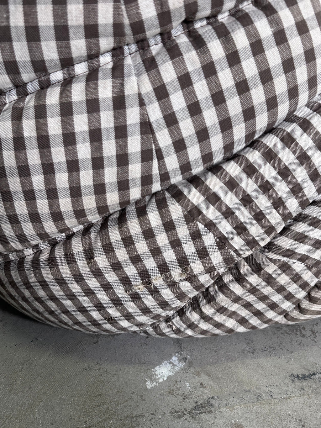 Vintage Ligne Roset Togo Eckelement + Sessel – Originalbezug, Michel Ducaroy Design, 70er/80er Jahre