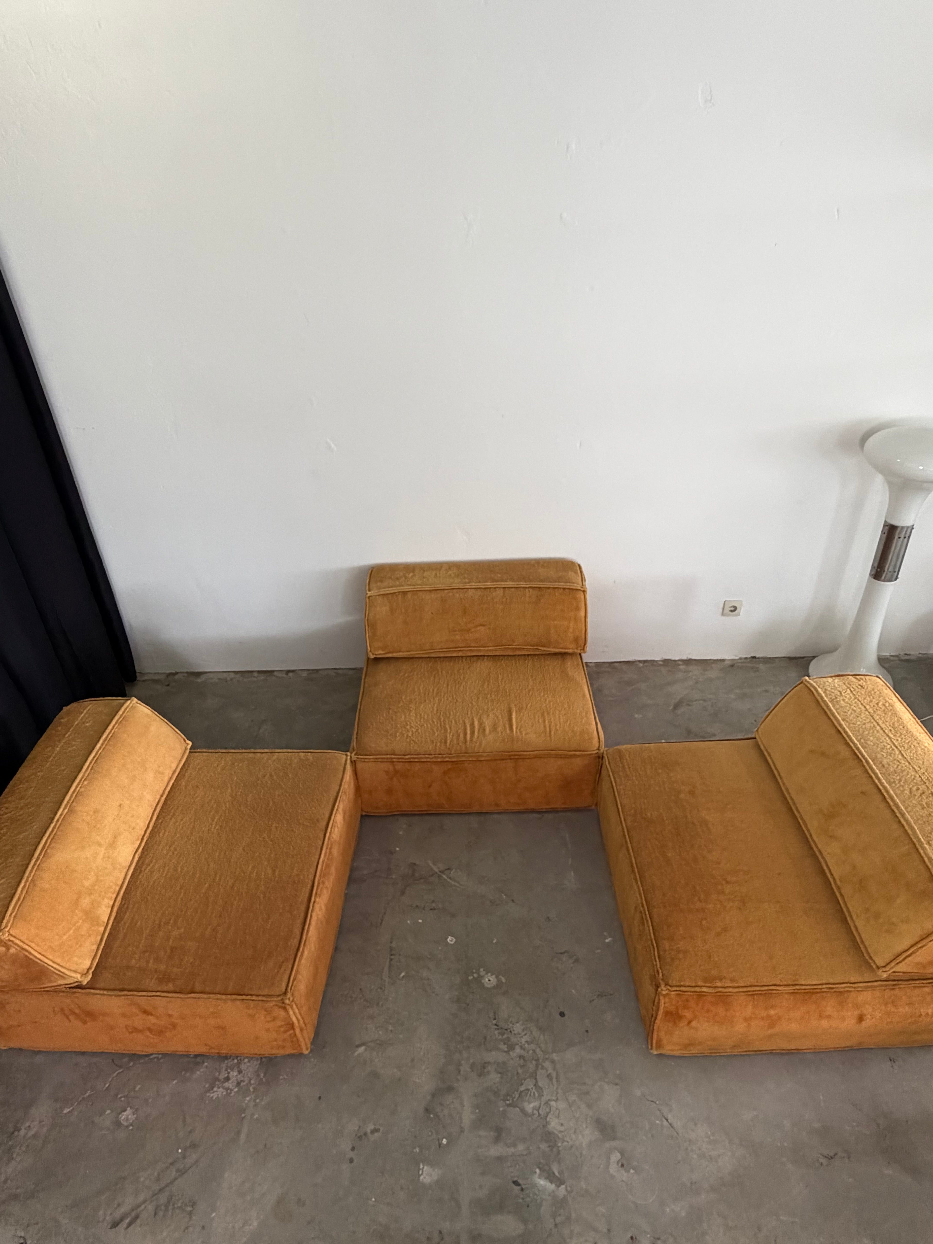 COR Trio 3-Sitzer Sofa – Original 1970er Jahre