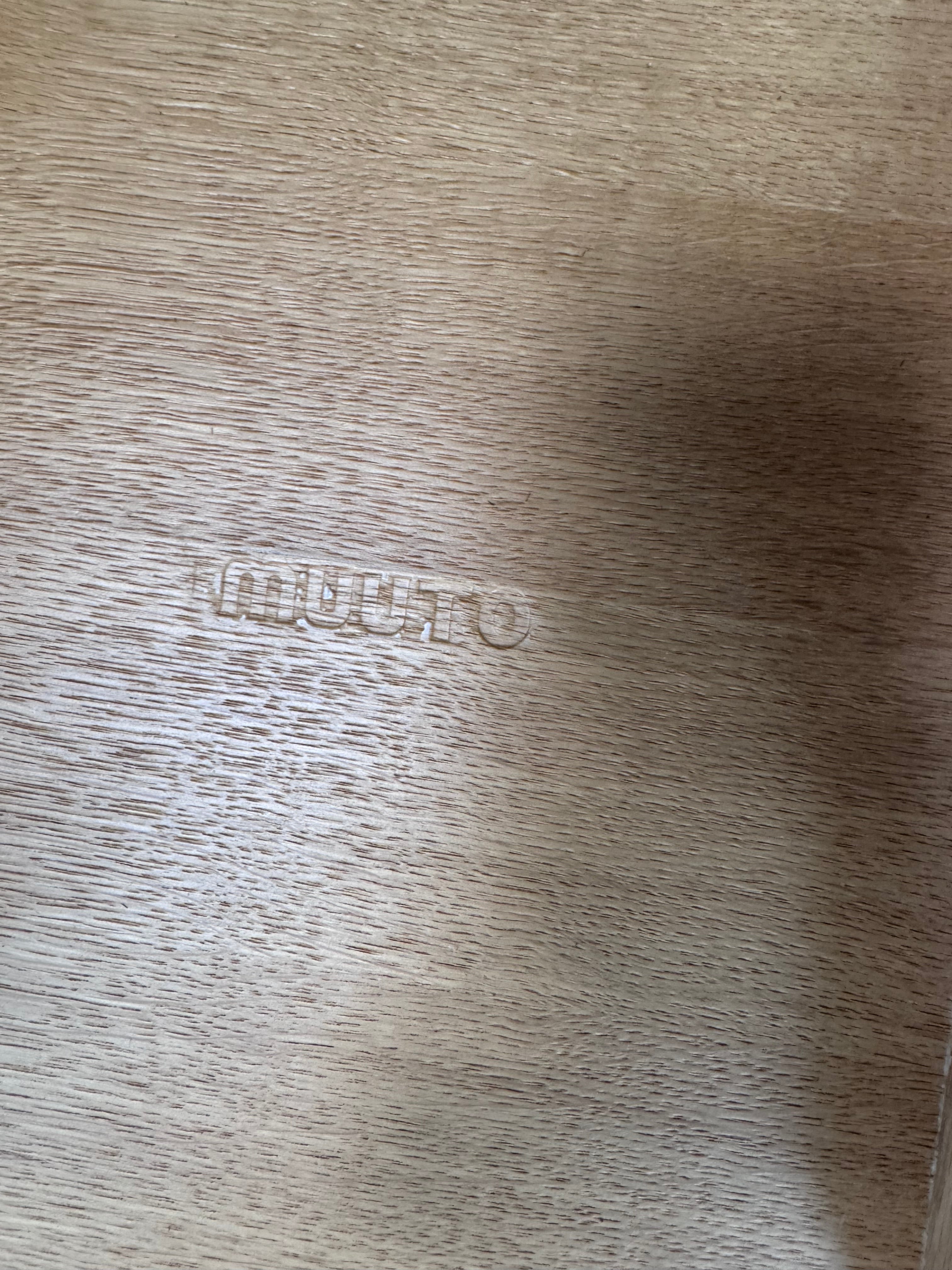 Original Muuto „Nerd Chair“ von David Geckeler in der frühen 2013er Version aus Eiche