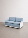 Vitsoe 620 2-Sitzer Sofa von Dieter Rams | Weißes Fiberglas | Original Vintage Designklassiker