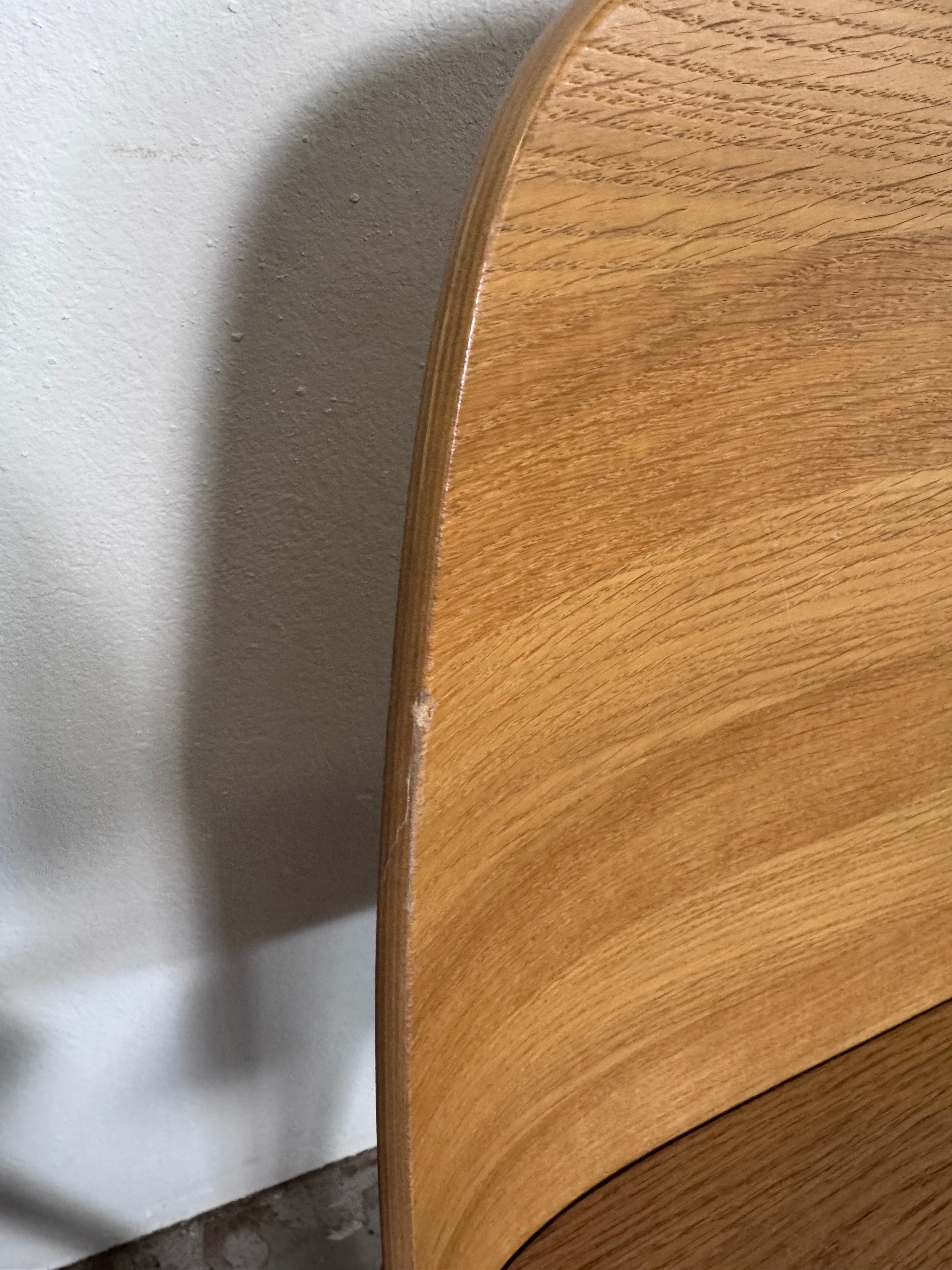 Original Muuto „Nerd Chair“ von David Geckeler in der frühen 2013er Version aus Eiche