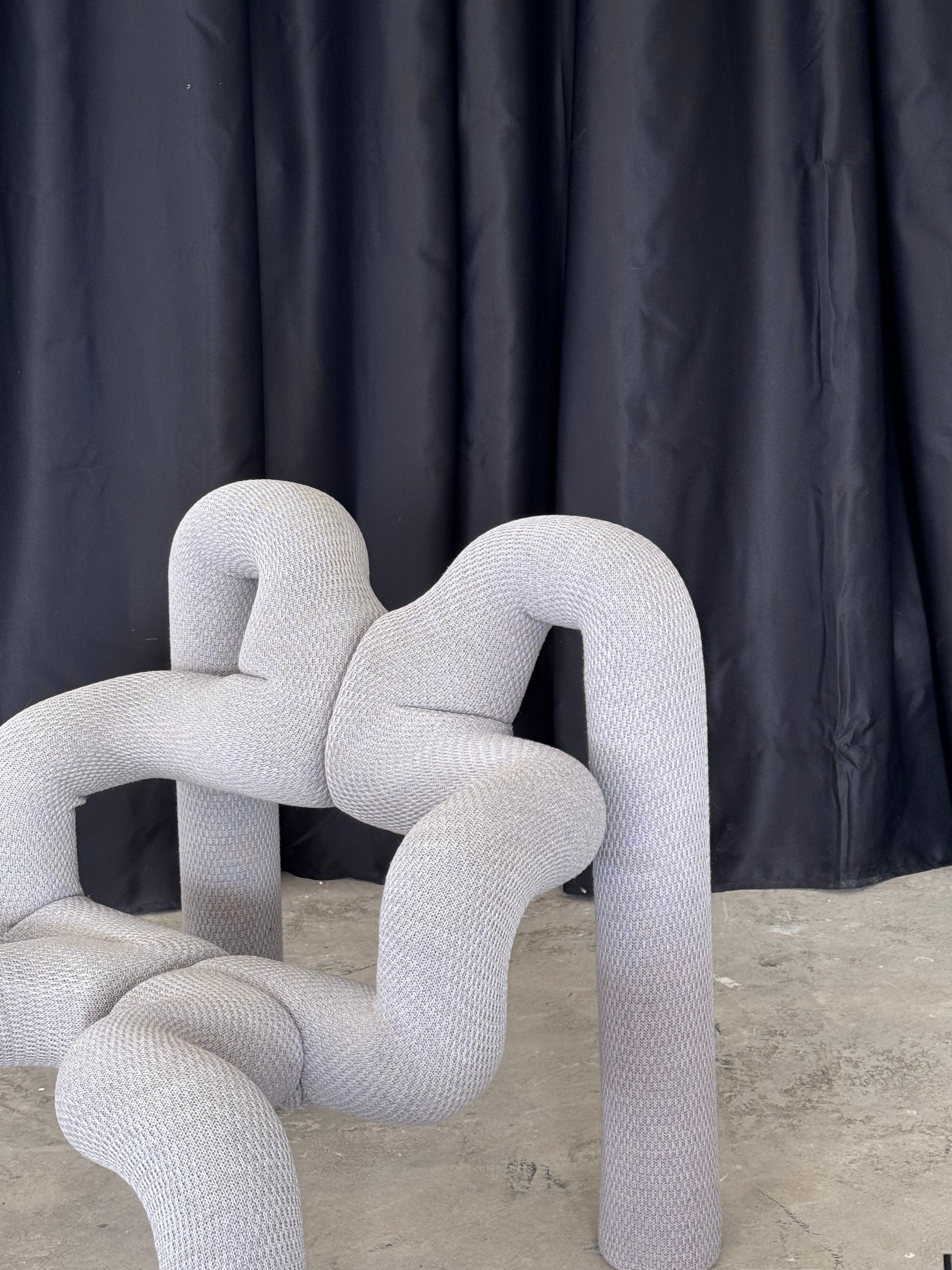 Terje Ekstrøm „Ekstrem“ Sessel - signiertes Original aus den 1980ern - Norwegisches Postmodern Design