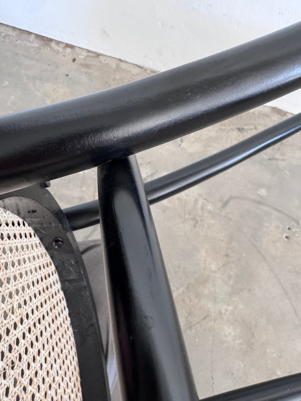 Thonet Nr. 18 Stuhl aus Buchenholz & Wiener Geflecht, 1960er – zugeschrieben Thonet / Herbatschek