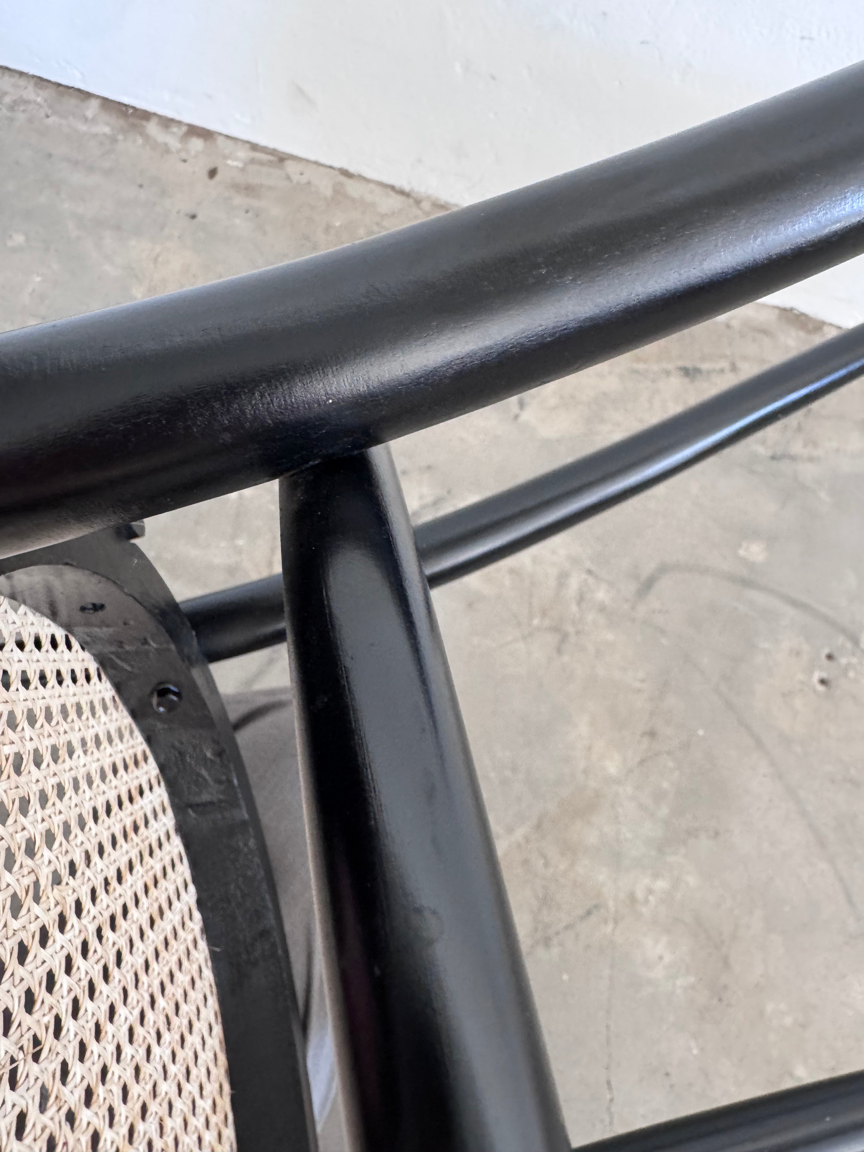 Thonet Nr. 18 Stuhl aus Buchenholz & Wiener Geflecht, 1960er – zugeschrieben Thonet / Herbatschek
