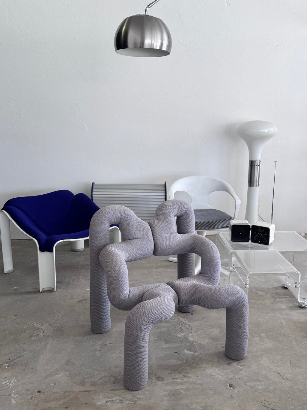 Terje Ekstrøm „Ekstrem“ Sessel - signiertes Original aus den 1980ern - Norwegisches Postmodern Design