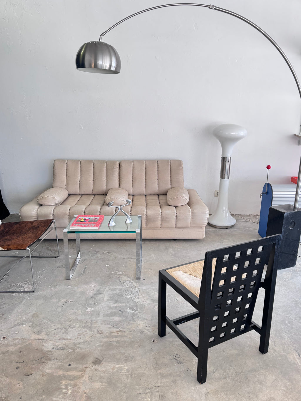 De Sede DS-85 Sofa / Daybed – seltene Baumwolle-Leinen-Version – 1970er