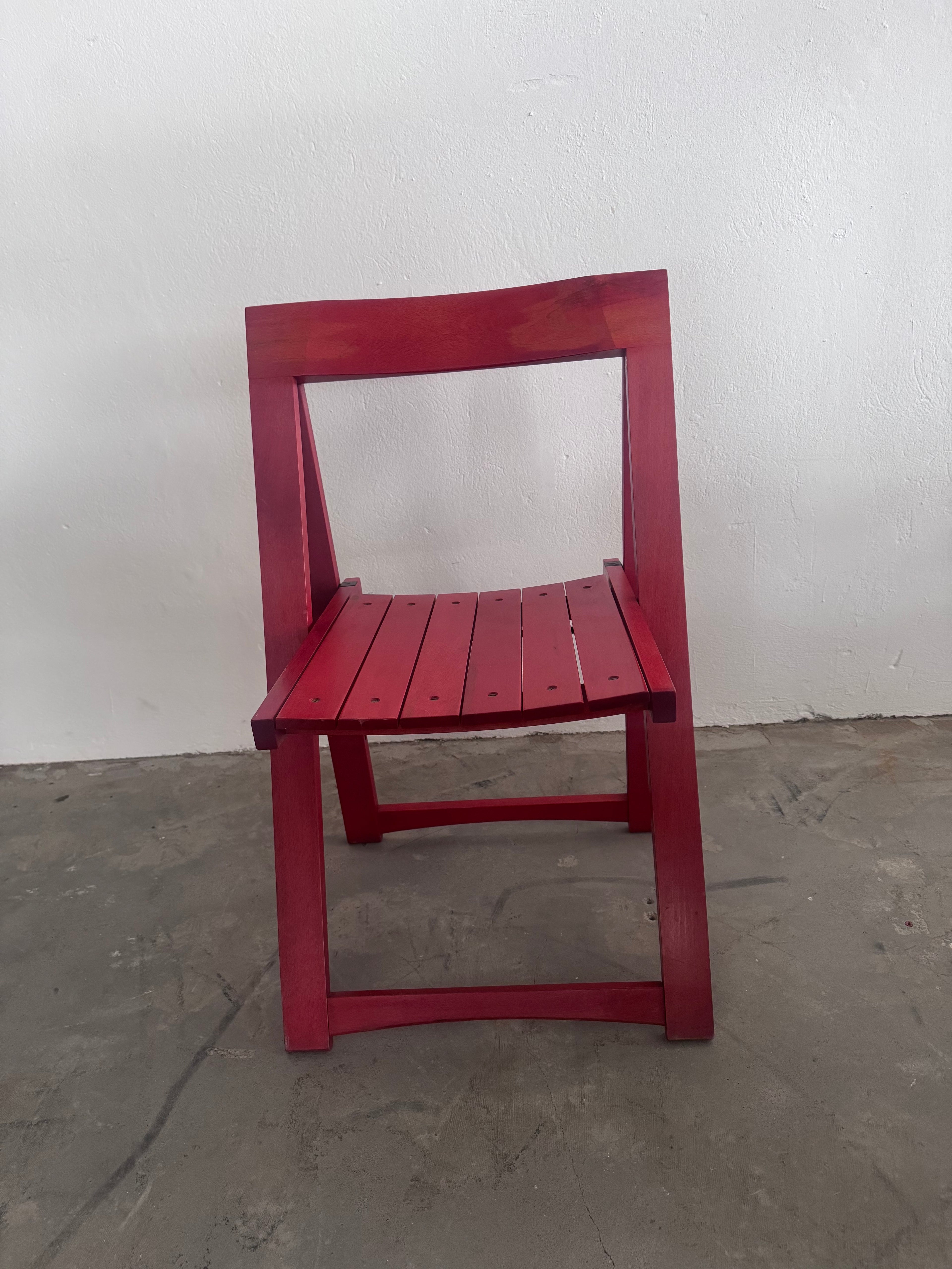Aldo Jacober „Trieste“ Klappstuhl für Alberto Bazzani – Italienisches Design, 1960er/70er