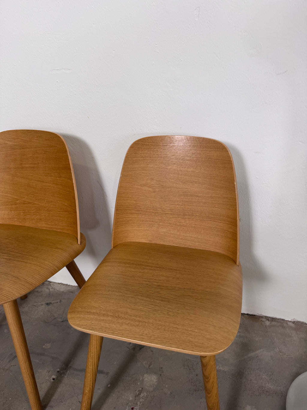 Original Muuto „Nerd Chair“ von David Geckeler in der frühen 2013er Version aus Eiche