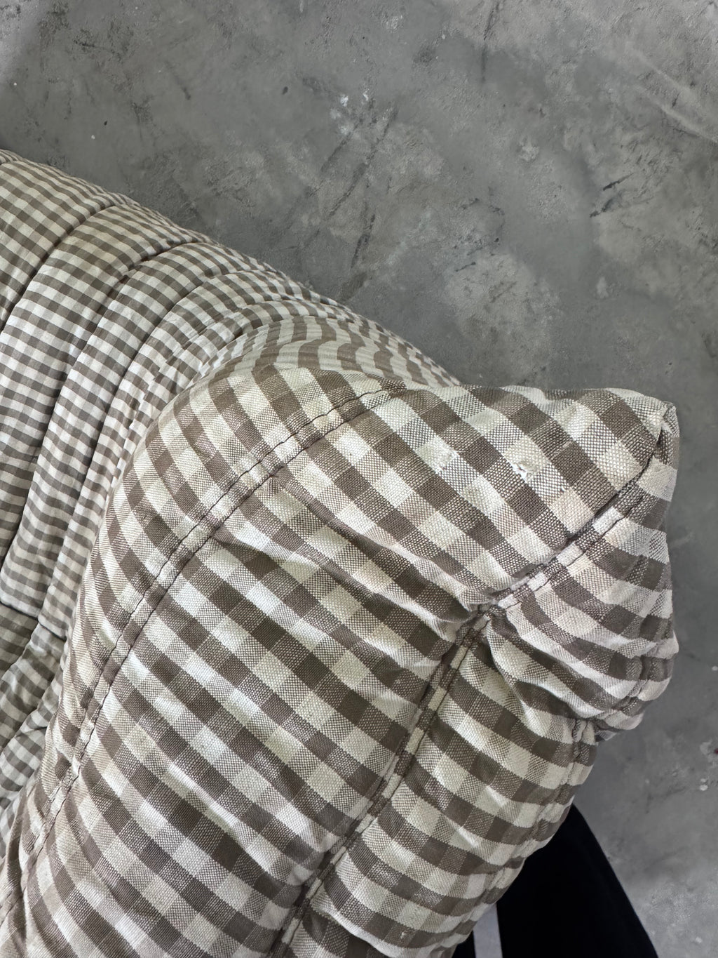 Vintage Ligne Roset Togo Eckelement + Sessel – Originalbezug, Michel Ducaroy Design, 70er/80er Jahre