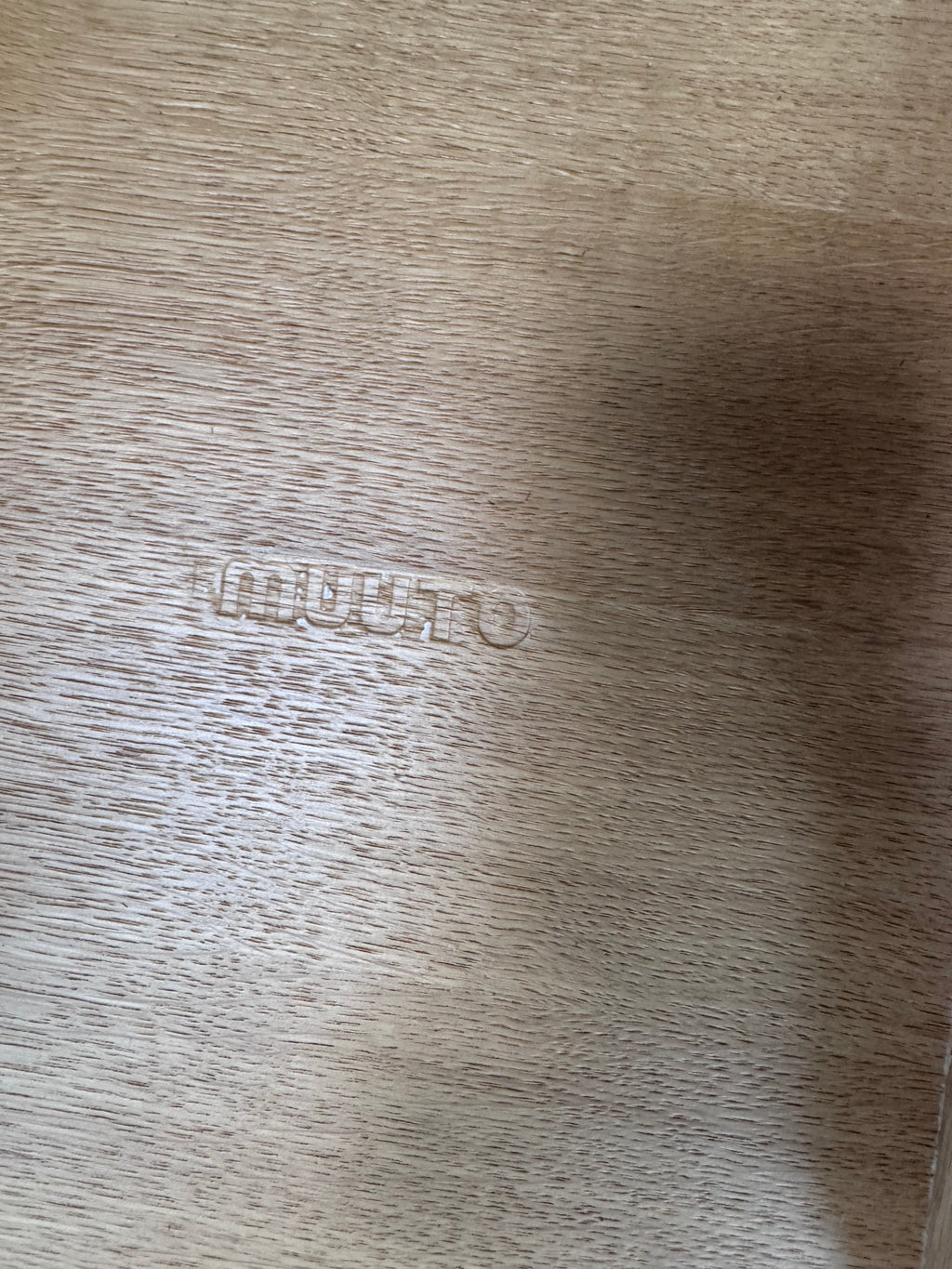 Original Muuto „Nerd Chair“ von David Geckeler in der frühen 2013er Version aus Eiche