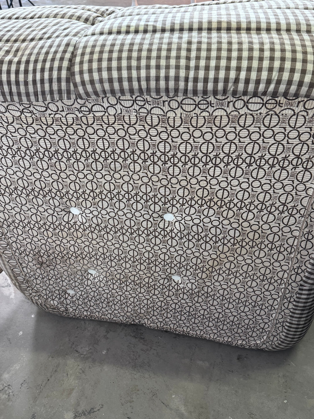Vintage Ligne Roset Togo Eckelement + Sessel – Originalbezug, Michel Ducaroy Design, 70er/80er Jahre