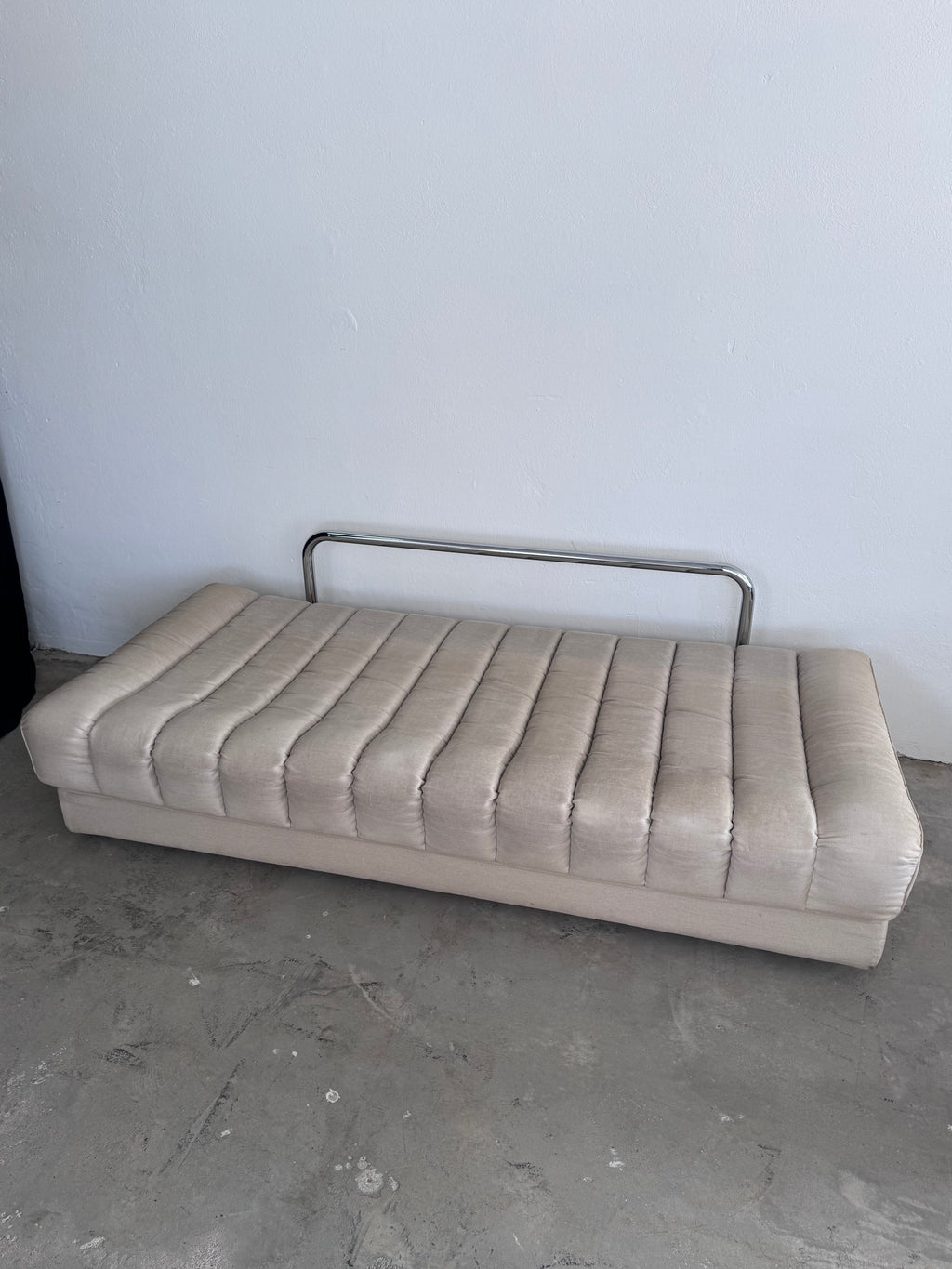 De Sede DS-85 Sofa / Daybed – seltene Baumwolle-Leinen-Version – 1970er