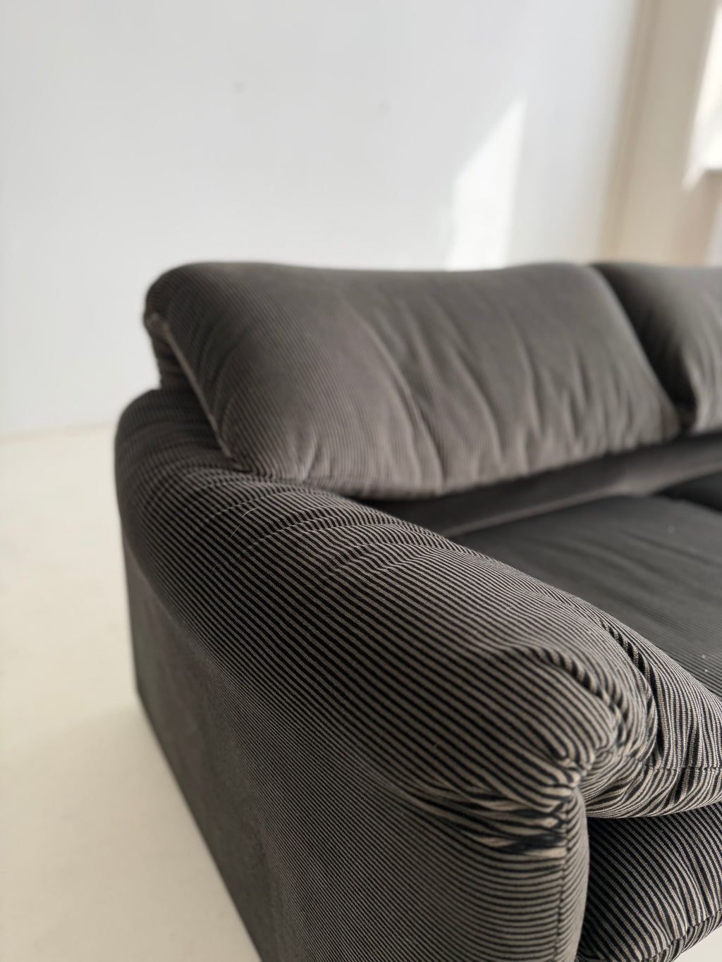 1970s Maralunga Three-Seater Sofa by Vico Magistretti for Cassina