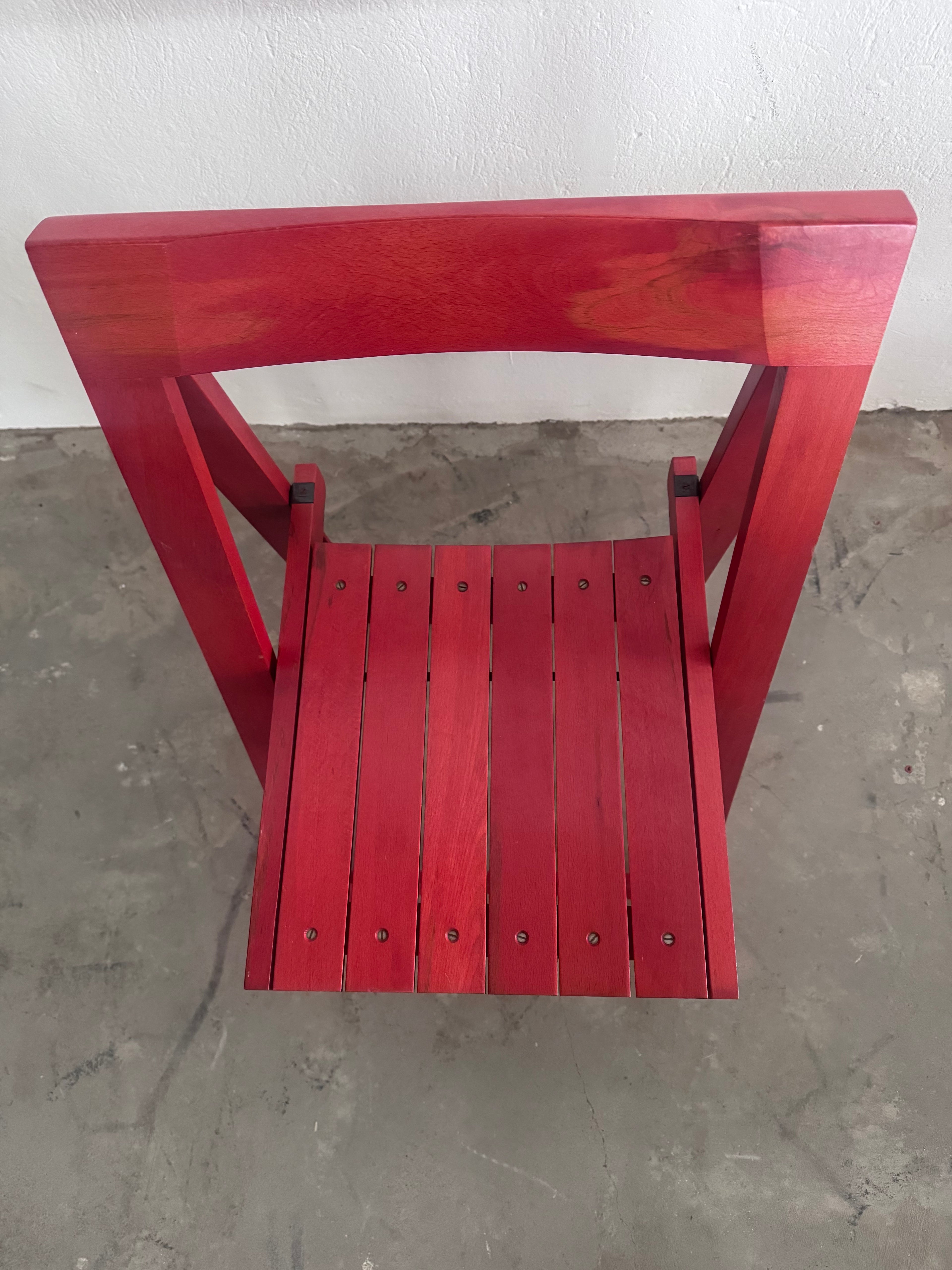 Aldo Jacober „Trieste“ Klappstuhl für Alberto Bazzani – Italienisches Design, 1960er/70er