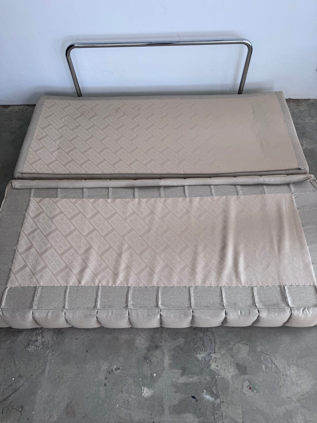 De Sede DS-85 Sofa / Daybed – seltene Baumwolle-Leinen-Version – 1970er