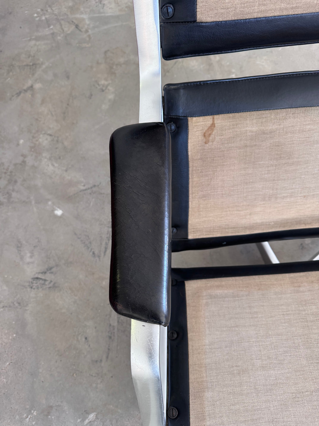 Jørgen Kastholm Lounge Chair für Kill International, 1960er Jahre – Aluminium & schwarzes Leder, Mid-Century Modern