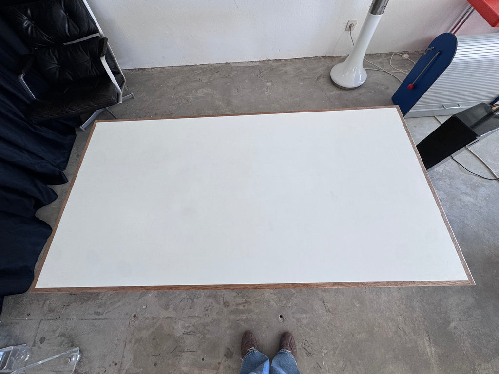 Esstisch zugeschrieben an Karl-Johan Hjerling – skandinavischer Bocktisch – 150 x 80 x 73 cm – Mid Century