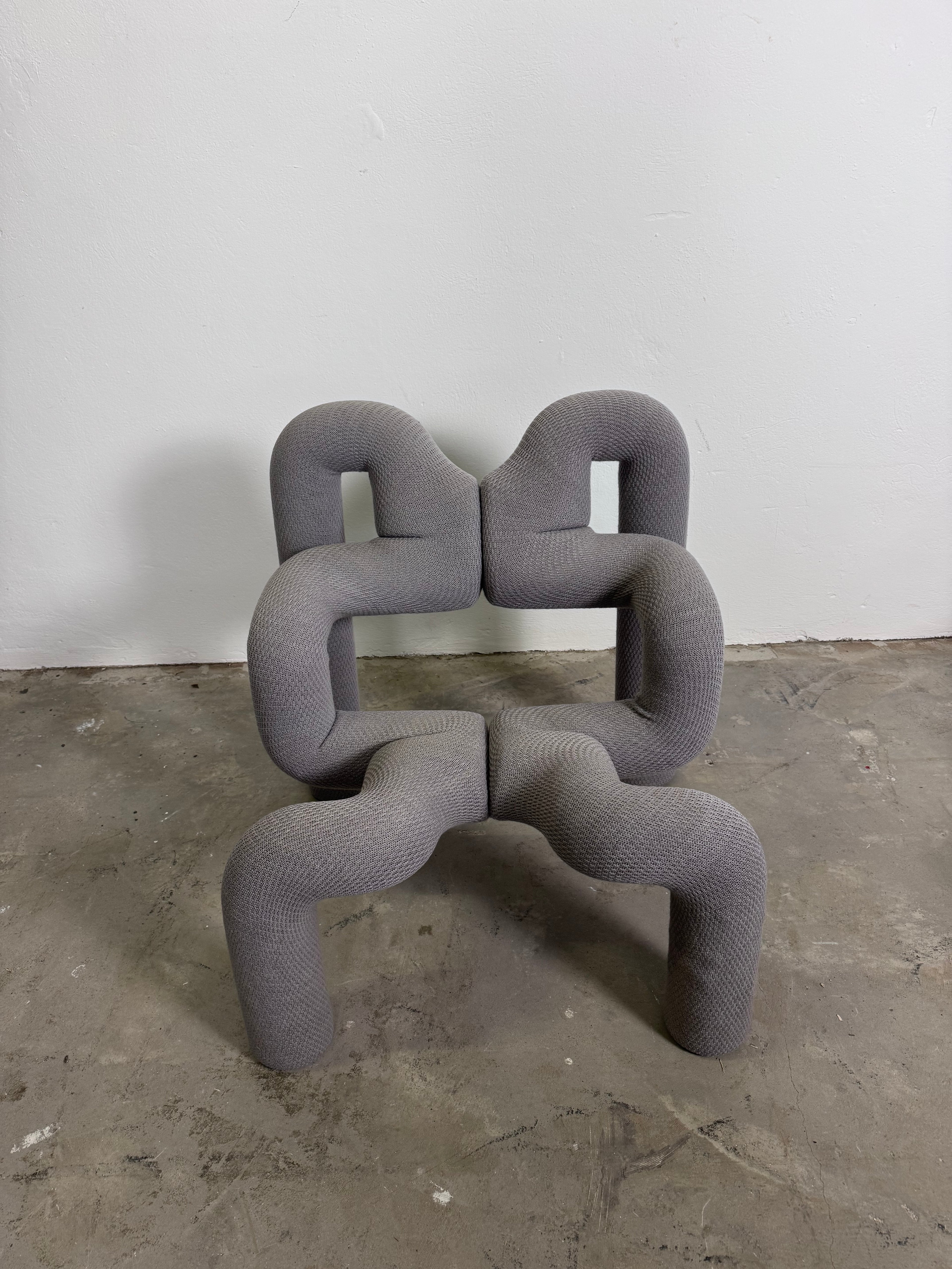 Terje Ekstrøm „Ekstrem“ Sessel - signiertes Original aus den 1980ern - Norwegisches Postmodern Design