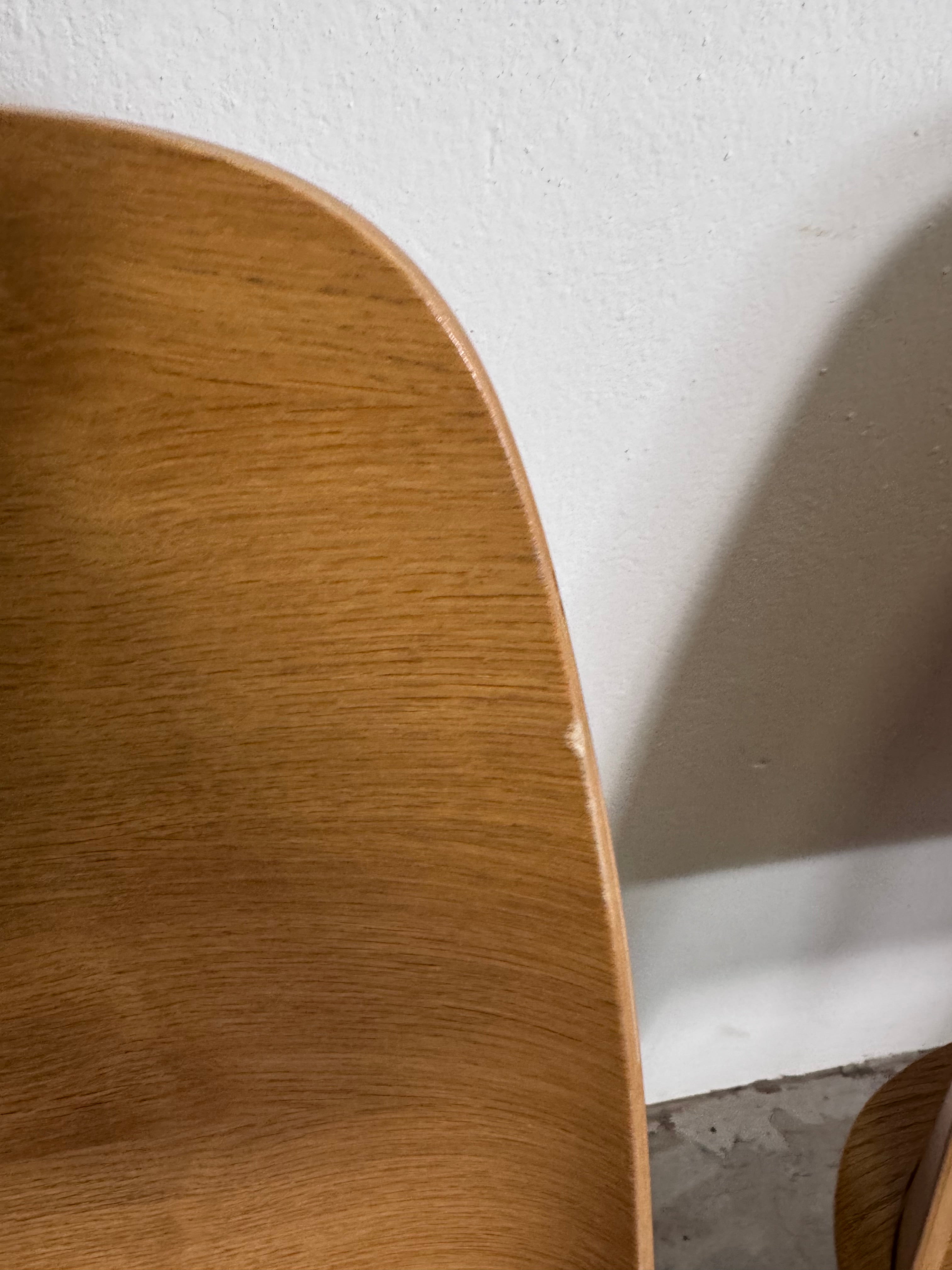 Original Muuto „Nerd Chair“ von David Geckeler in der frühen 2013er Version aus Eiche