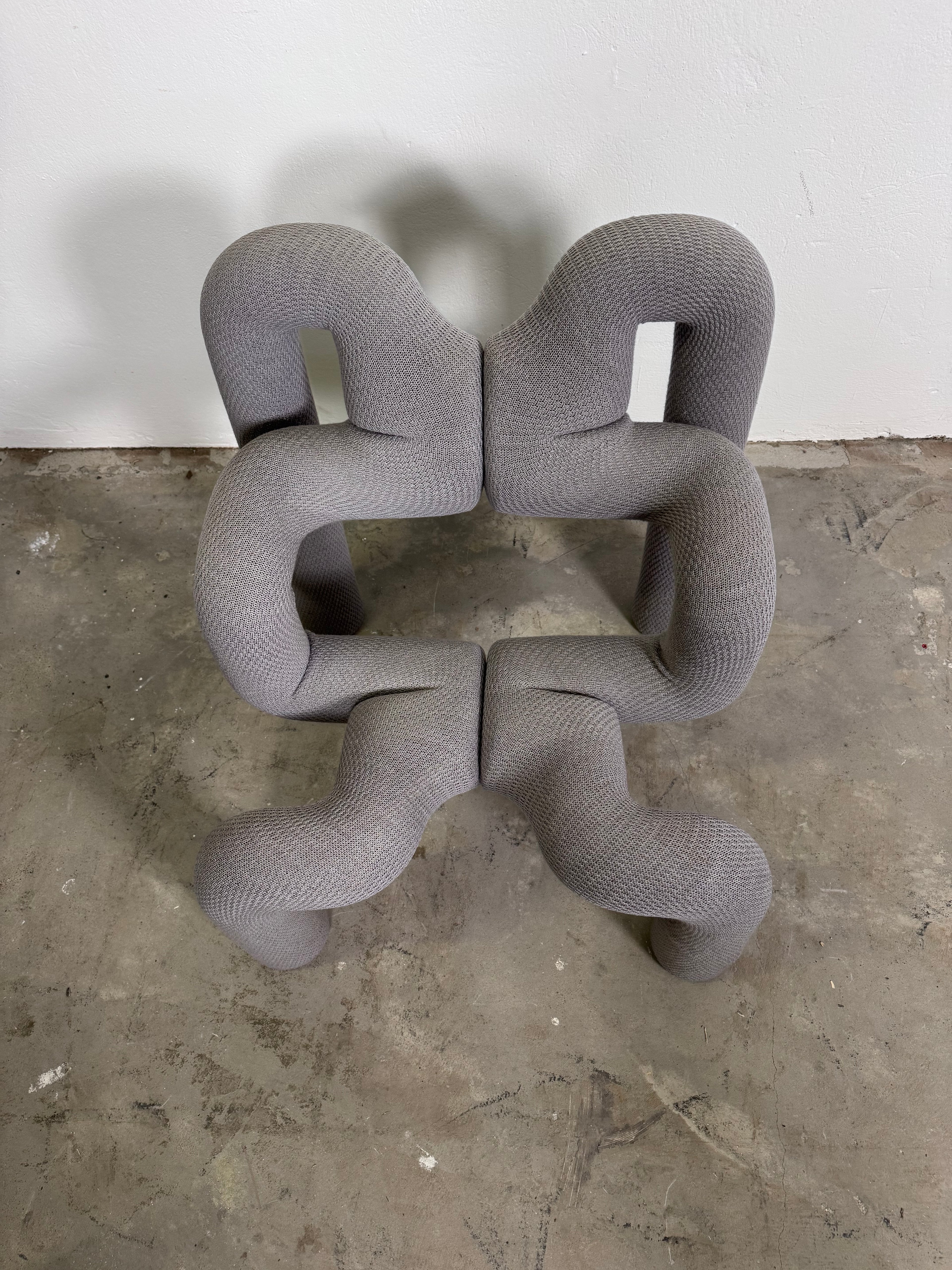 Terje Ekstrøm „Ekstrem“ Sessel - signiertes Original aus den 1980ern - Norwegisches Postmodern Design