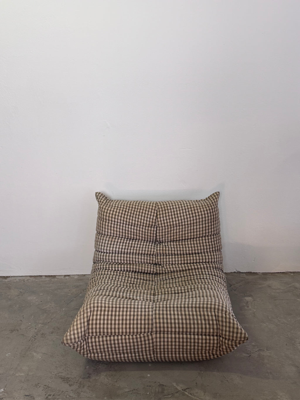 Vintage Ligne Roset Togo Eckelement + Sessel – Originalbezug, Michel Ducaroy Design, 70er/80er Jahre