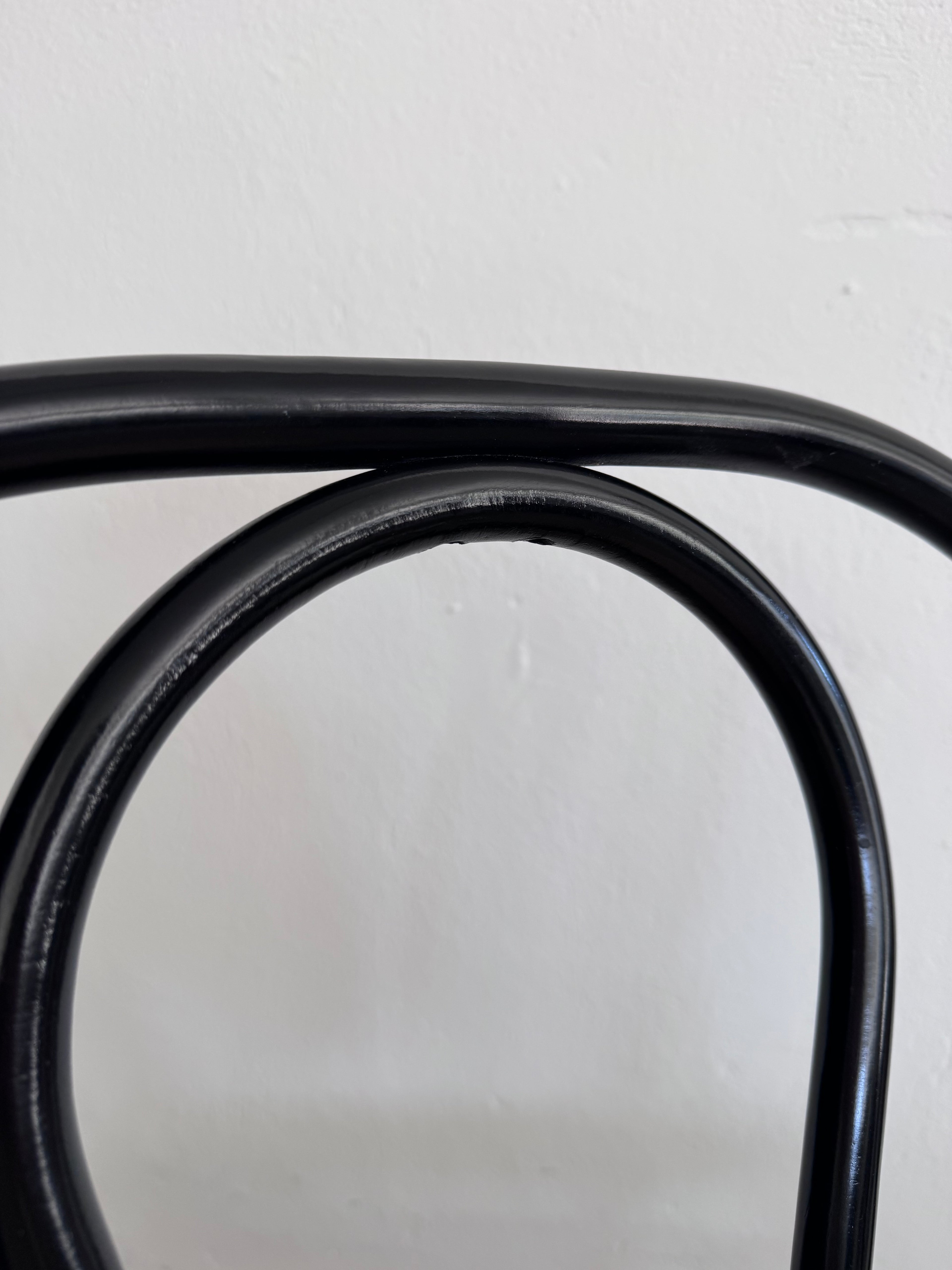 Thonet Nr. 18 Stuhl aus Buchenholz & Wiener Geflecht, 1960er – zugeschrieben Thonet / Herbatschek
