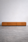 Vintage WK Möbel Sideboard 1960er – Mid Century Lowboard aus Ahornfurnier, Modulare Kommode, German Modernist Cabinet