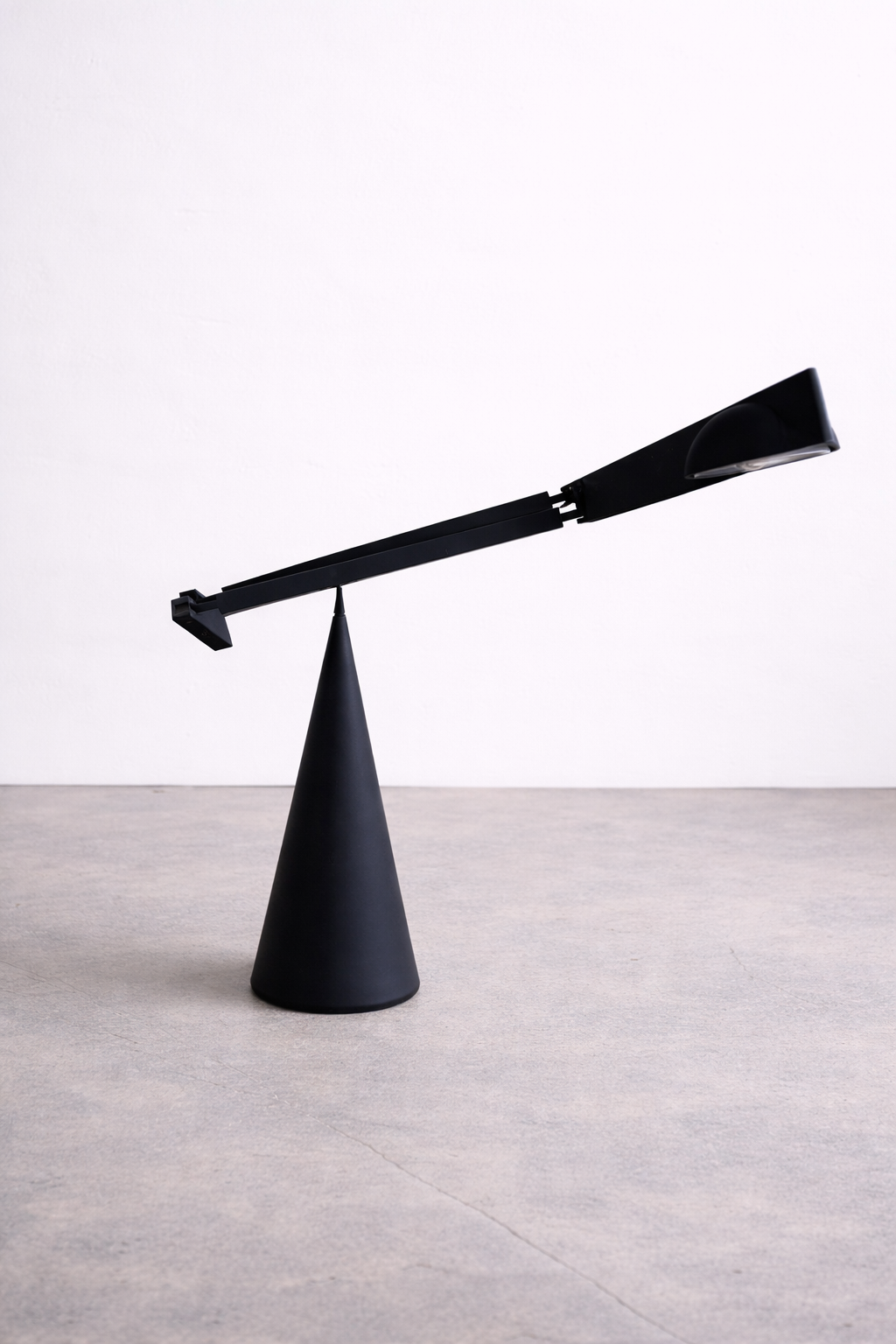 Italiana Luce Tabla Tischlampe, Barbaglia & Colombo, 1980er Postmodern, verstellbare Halogen Designleuchte
