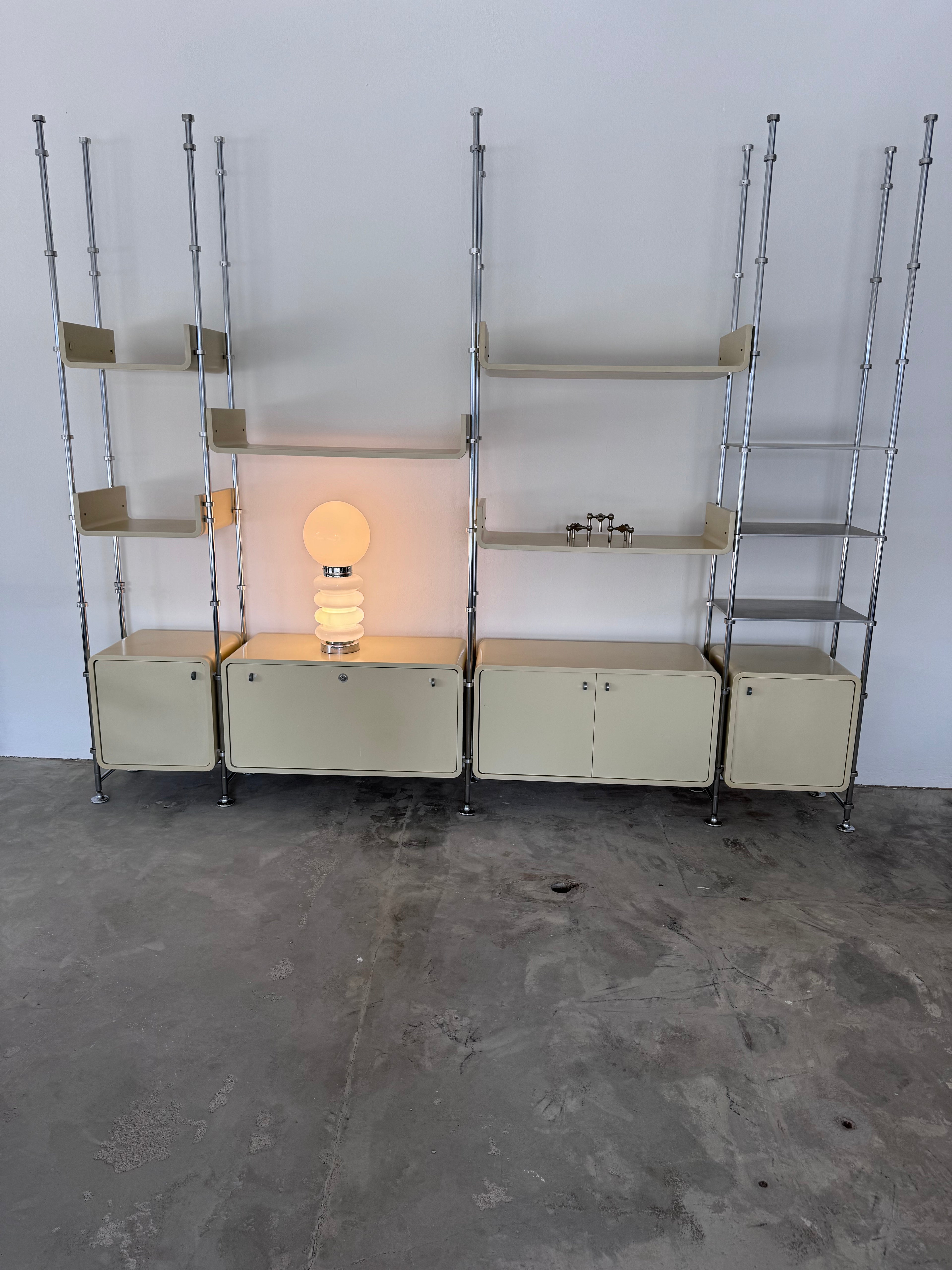 Vintage Modular Wandregal von Michel Ducaroy | Originalzustand | 1970er Mid-Century Modern Design