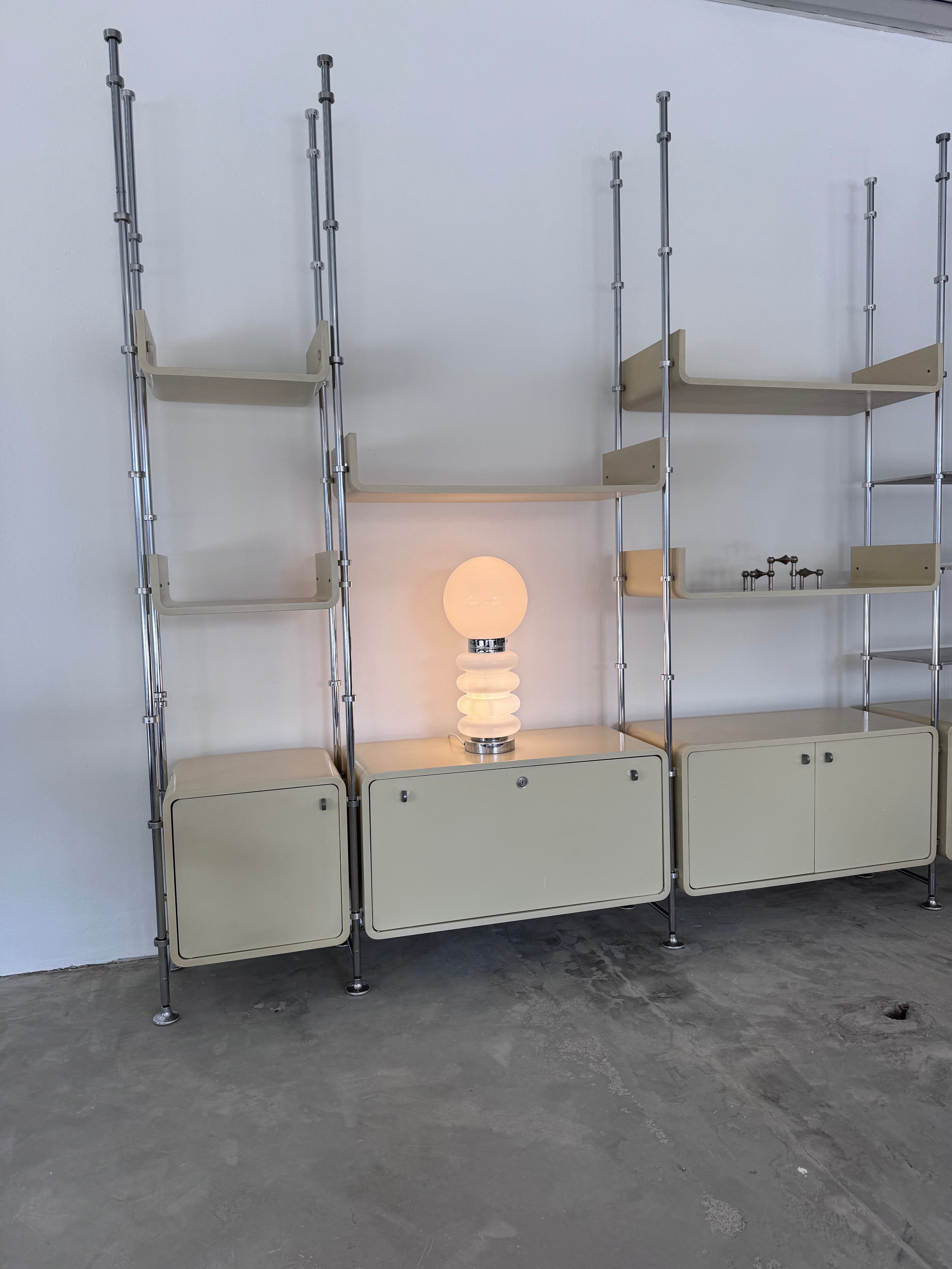 Vintage Modular Wandregal von Michel Ducaroy | Originalzustand | 1970er Mid-Century Modern Design