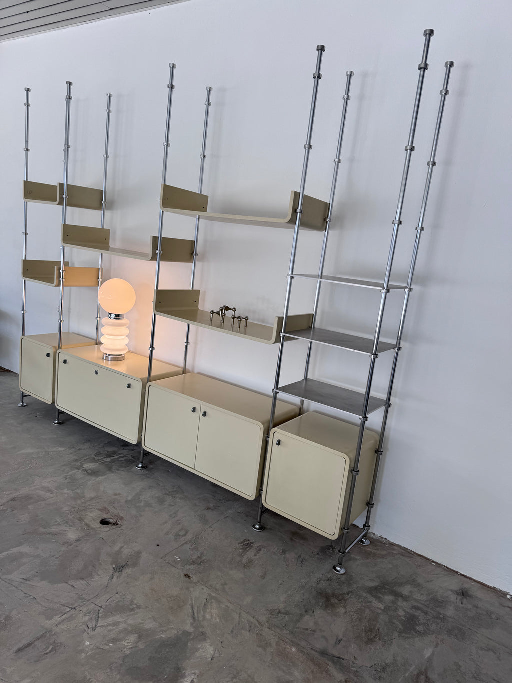 Vintage Modular Wandregal von Michel Ducaroy | Originalzustand | 1970er Mid-Century Modern Design