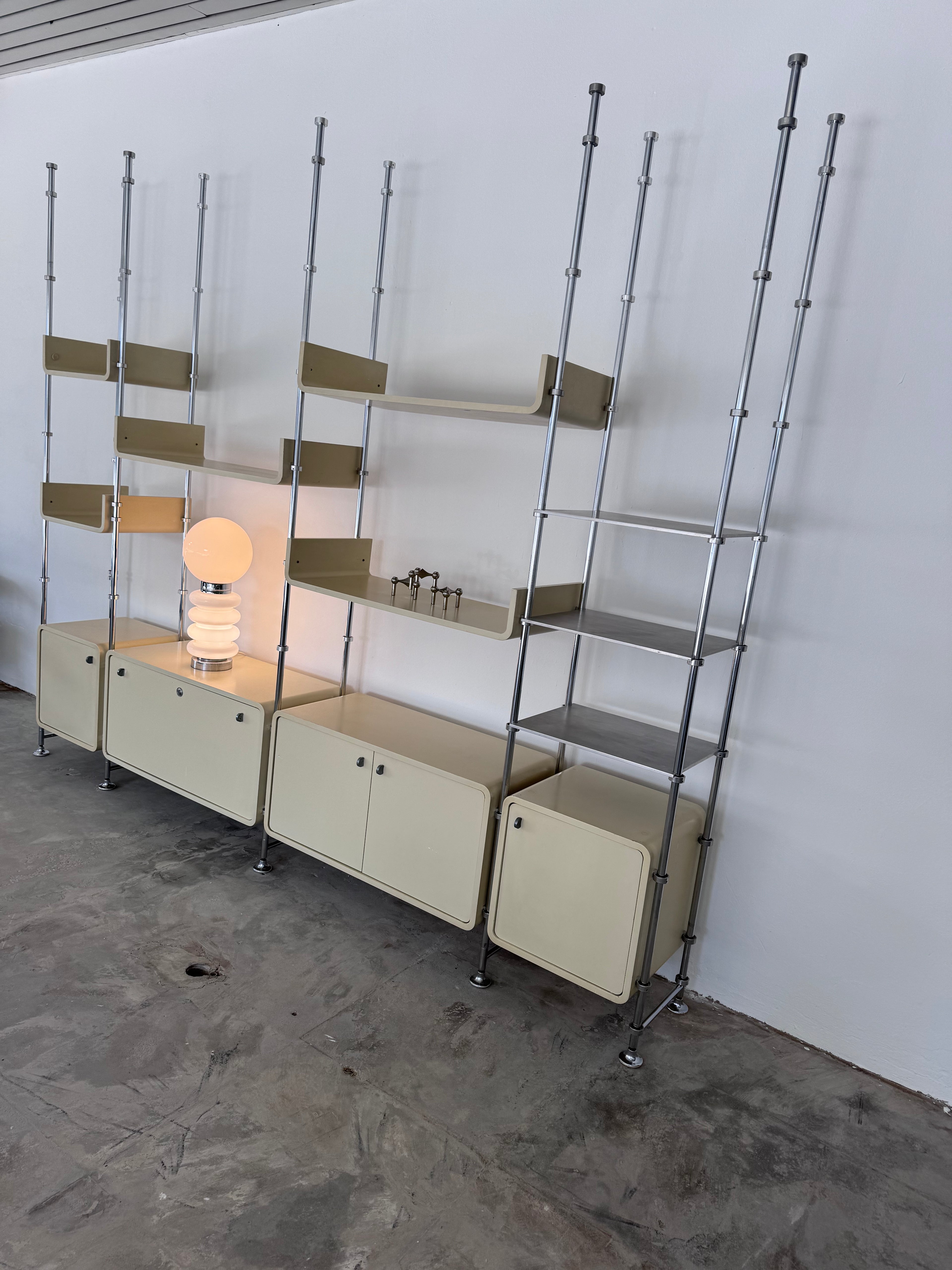 Vintage Modular Wandregal von Michel Ducaroy | Originalzustand | 1970er Mid-Century Modern Design