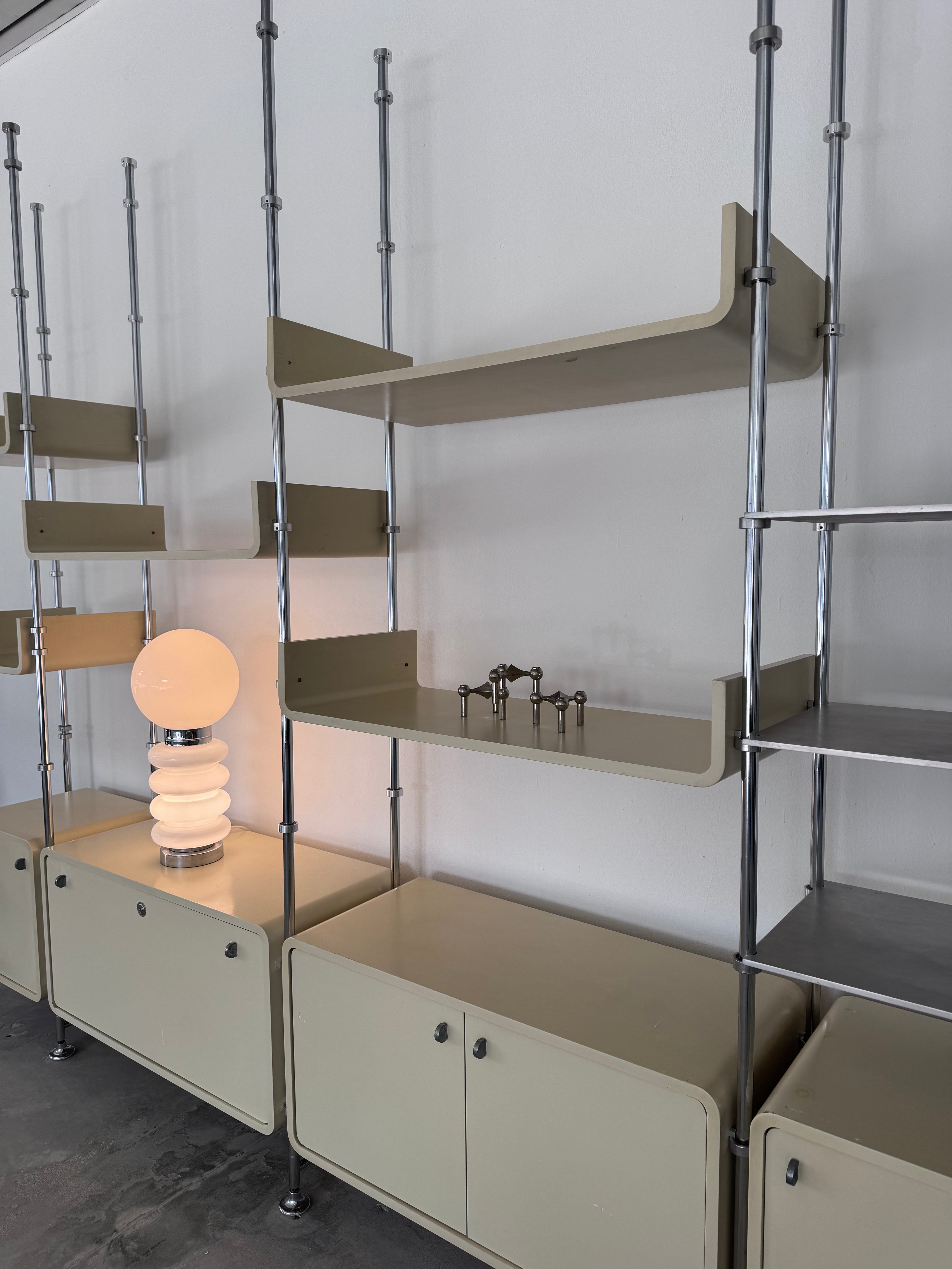 Vintage Modular Wandregal von Michel Ducaroy | Originalzustand | 1970er Mid-Century Modern Design
