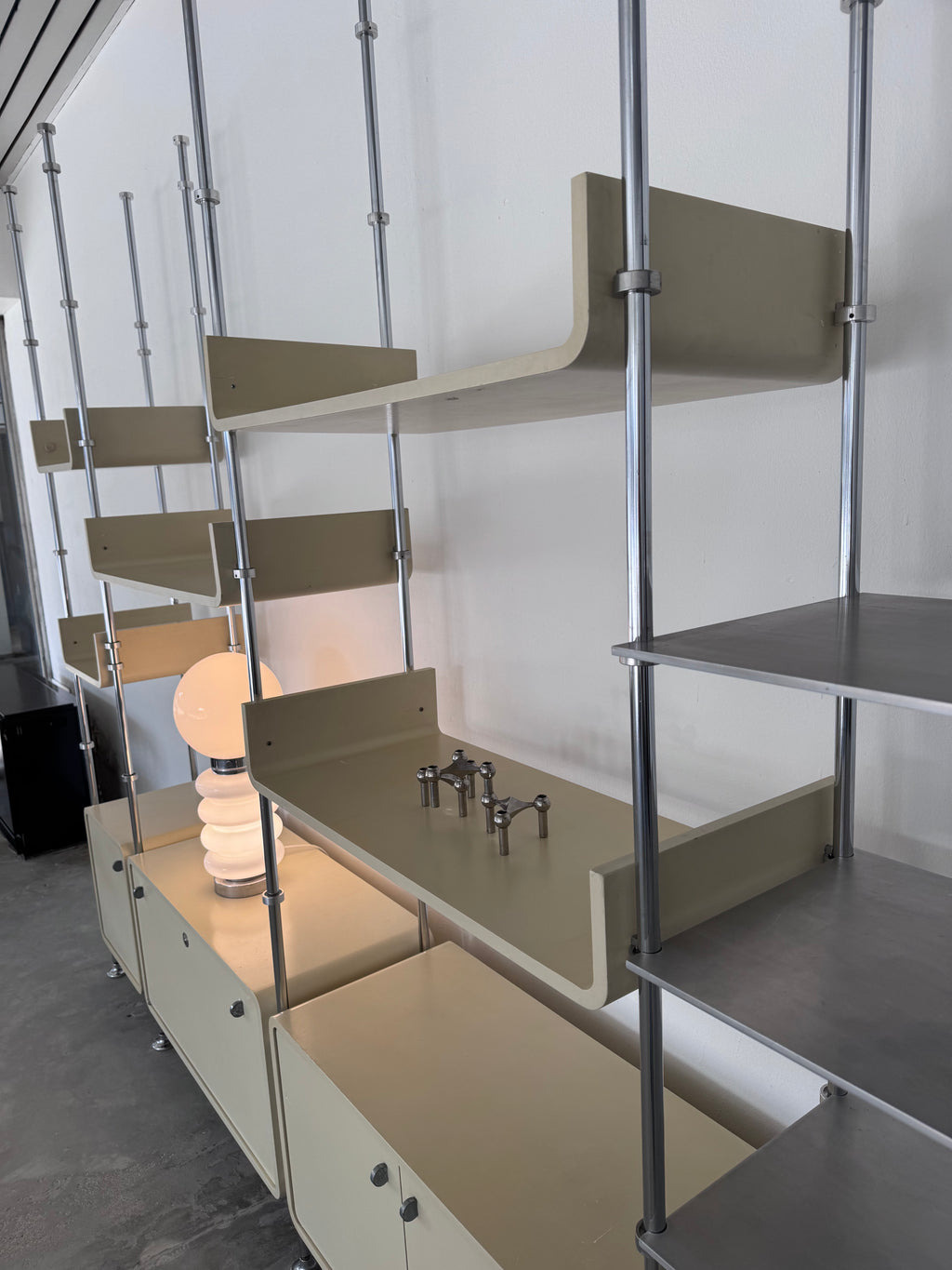 Vintage Modular Wandregal von Michel Ducaroy | Originalzustand | 1970er Mid-Century Modern Design