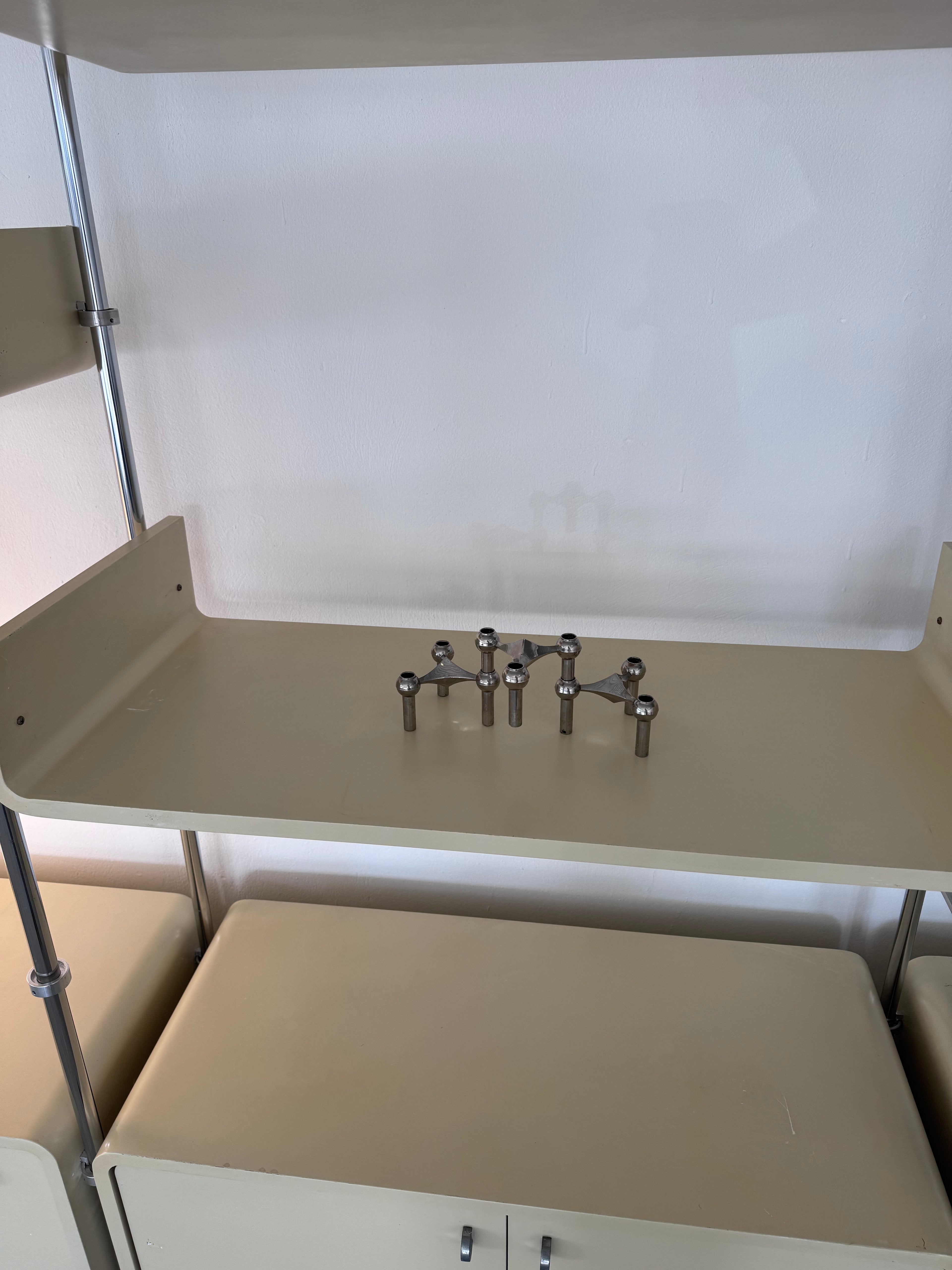 Vintage Modular Wandregal von Michel Ducaroy | Originalzustand | 1970er Mid-Century Modern Design