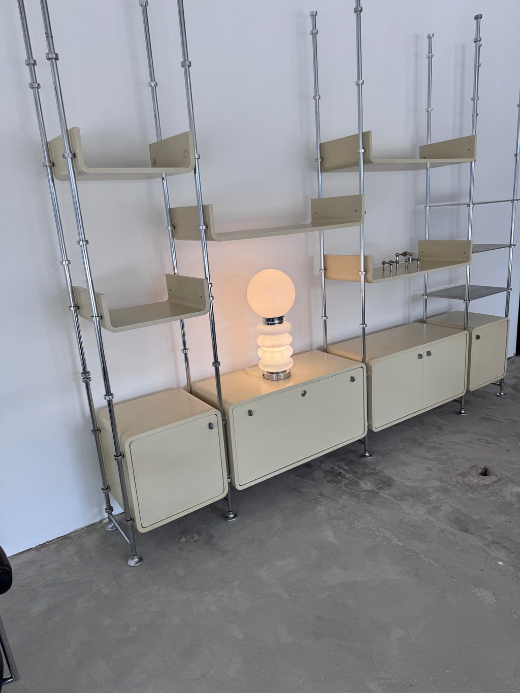 Vintage Modular Wandregal von Michel Ducaroy | Originalzustand | 1970er Mid-Century Modern Design