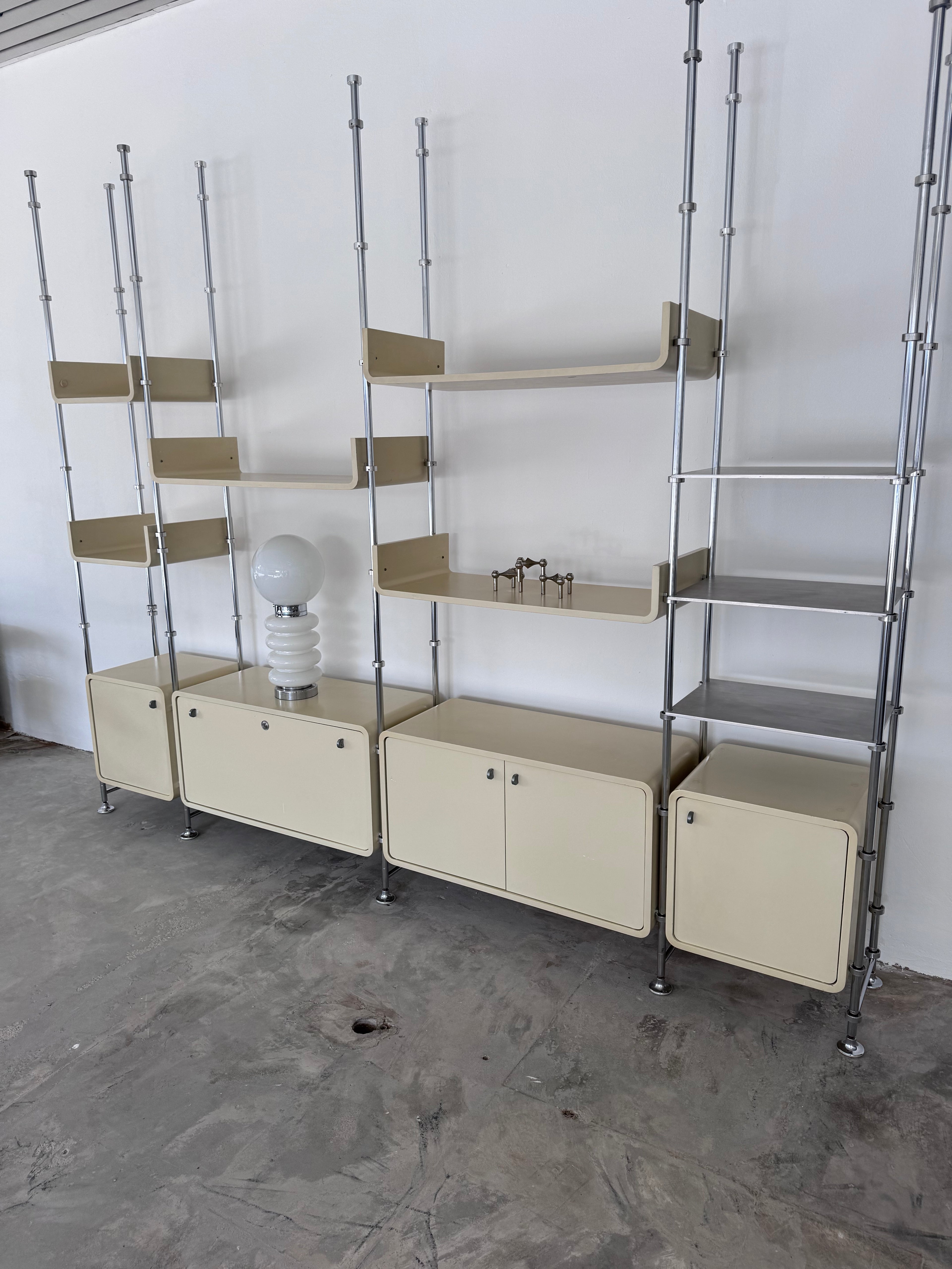 Vintage Modular Wandregal von Michel Ducaroy | Originalzustand | 1970er Mid-Century Modern Design