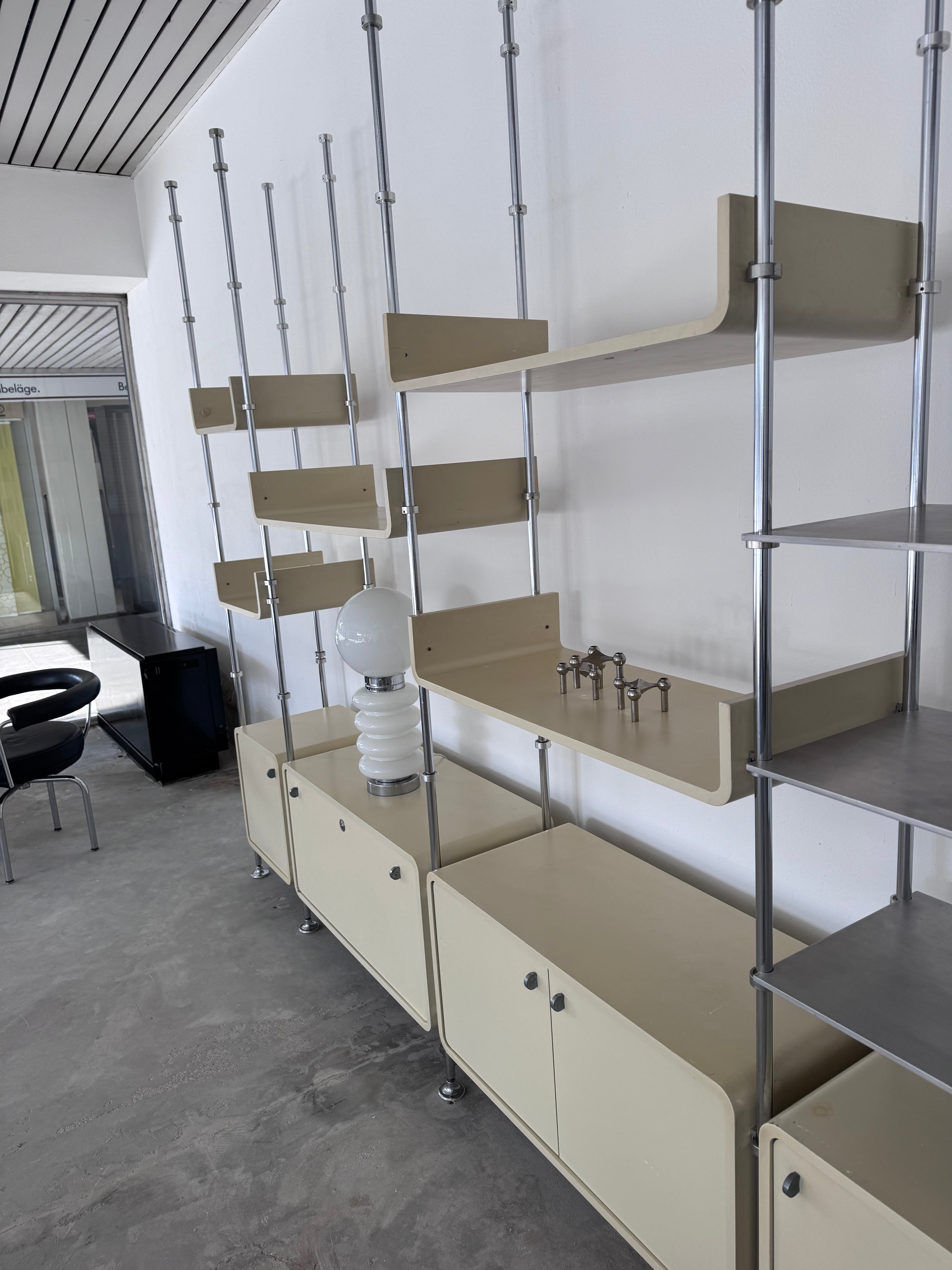 Vintage Modular Wandregal von Michel Ducaroy | Originalzustand | 1970er Mid-Century Modern Design