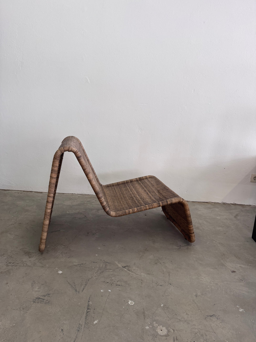 Ikea “Hestra” Rattan Lounge Chair, 1982 – Scandinavian Design, inspired by Tito Agnoli for Bonacina, Mid-Century Modern Original