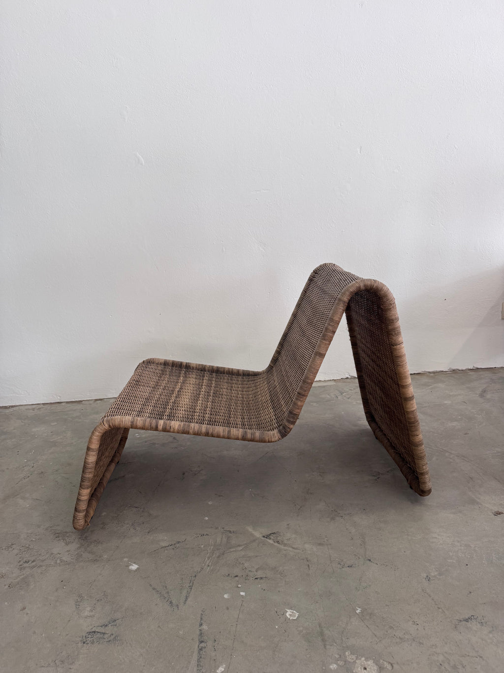 Ikea “Hestra” Rattan Lounge Chair, 1982 – Scandinavian Design, inspired by Tito Agnoli for Bonacina, Mid-Century Modern Original