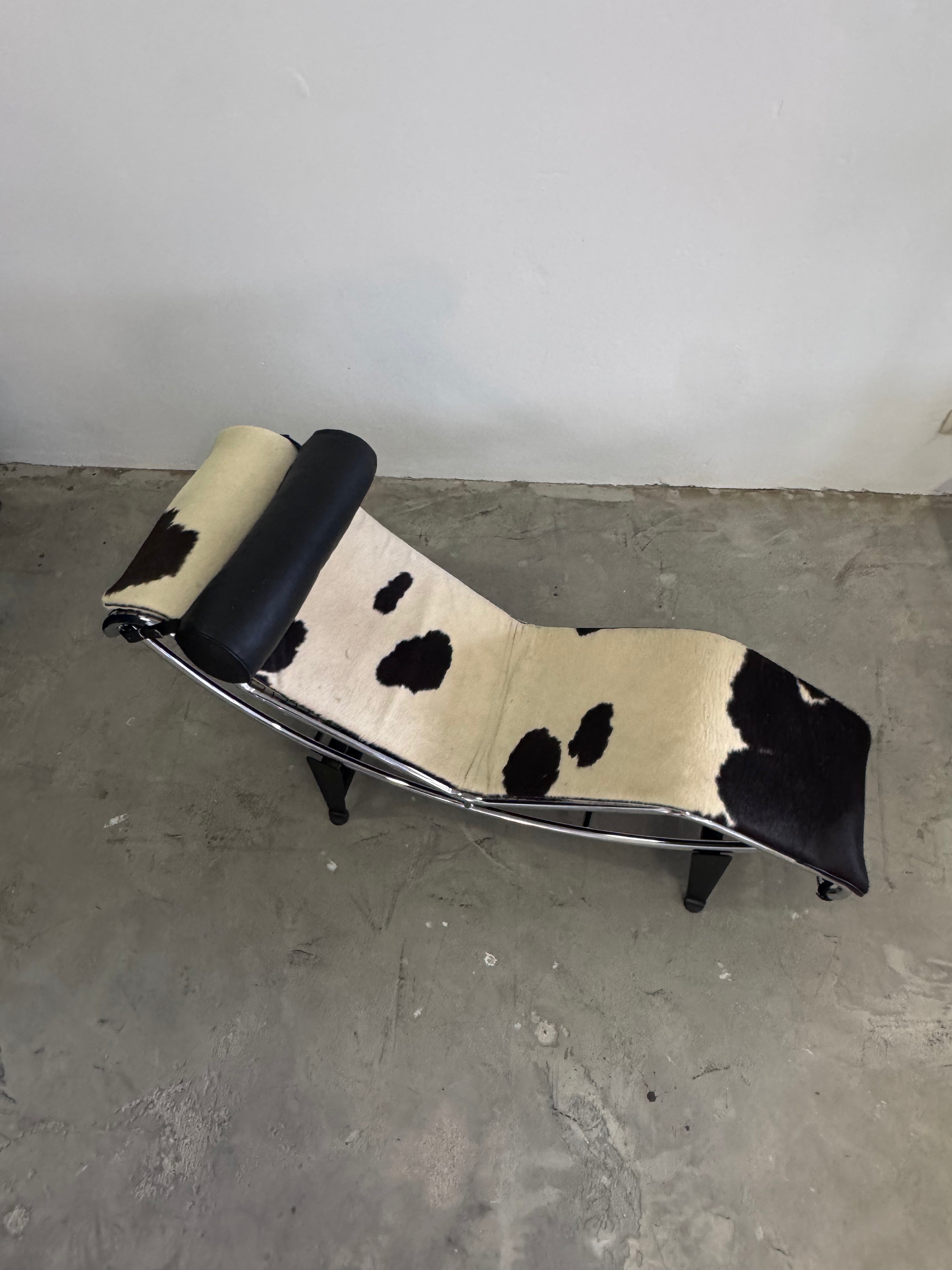 LC4 Chaise Longue von Le Corbusier für Cassina, 1970er – Original Vintage Designklassiker