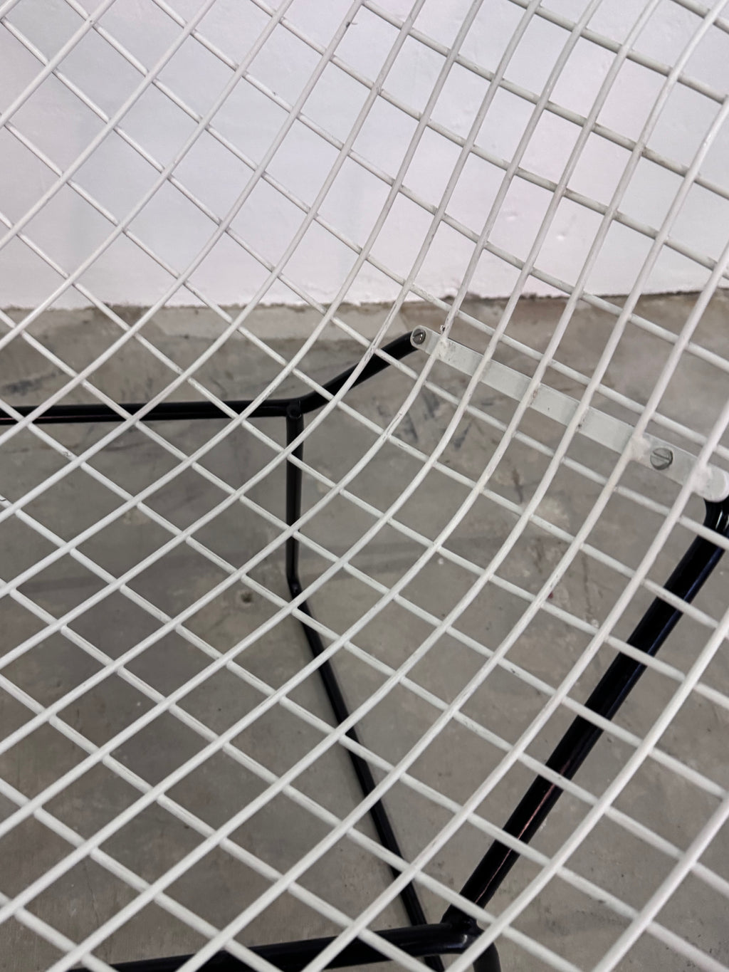 Diamond Chair von Harry Bertoia für Knoll International, USA, 1950er schwarz weiss